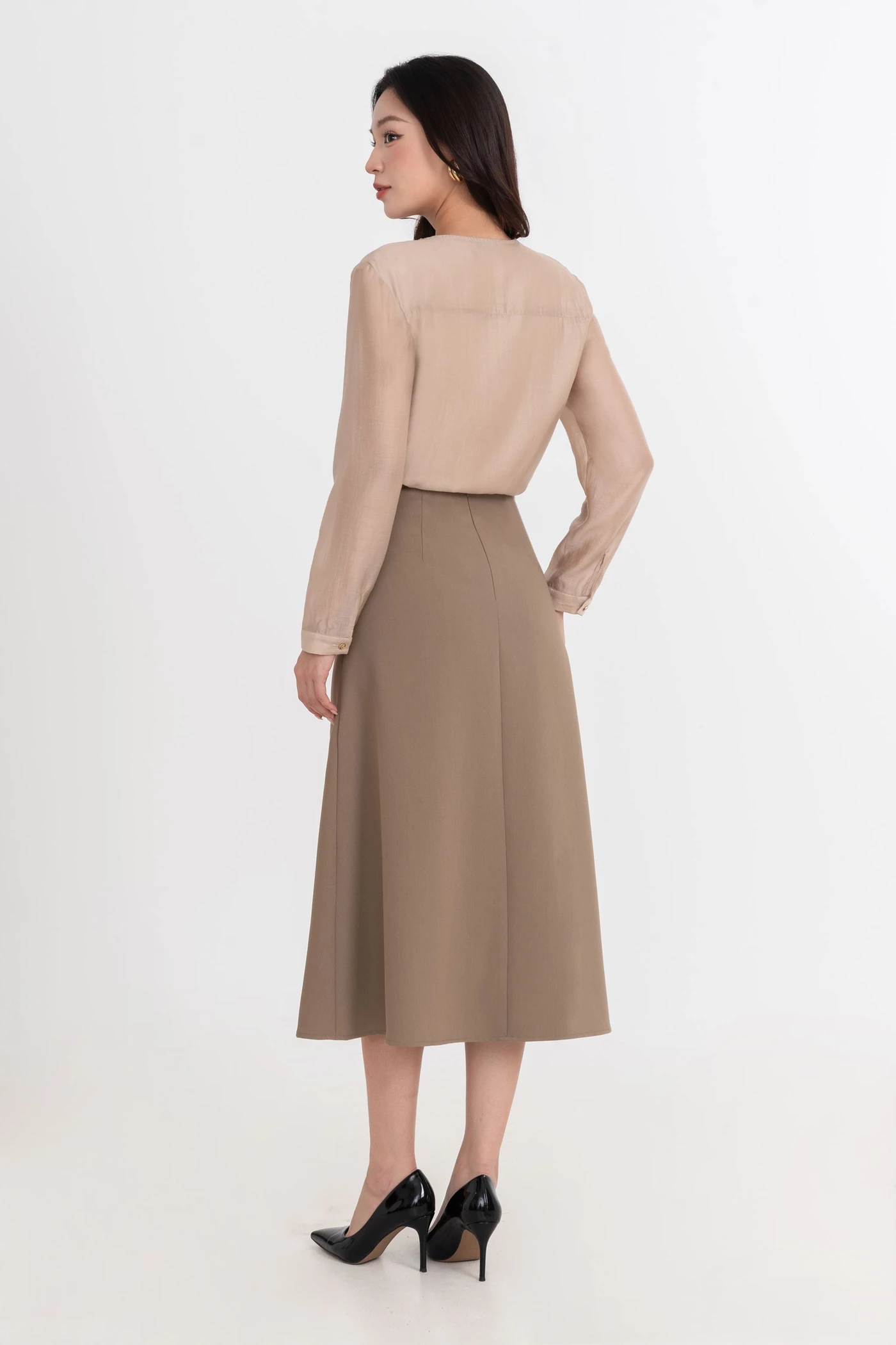 Áo sơ mi lụa Soft Grace