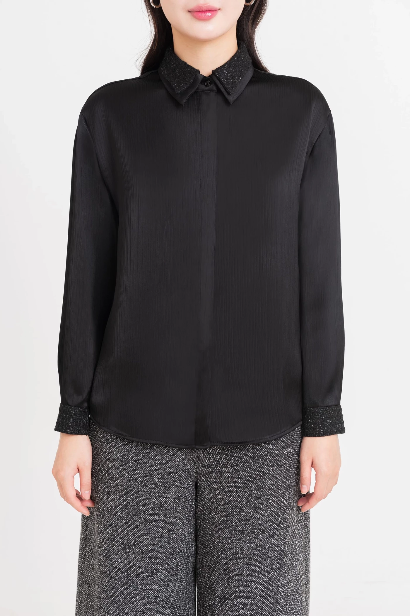 Áo sơ mi lụa Elegant