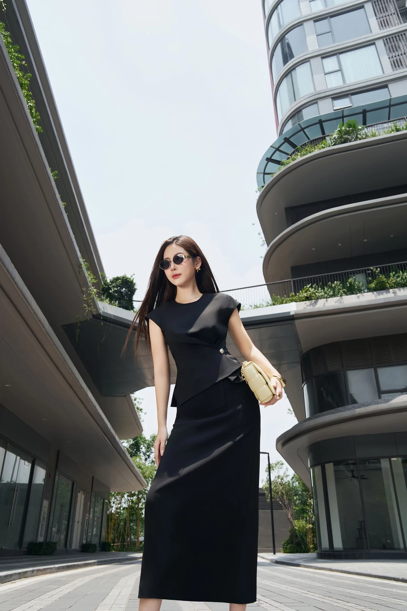 Áo ôm Khaki Charm Top