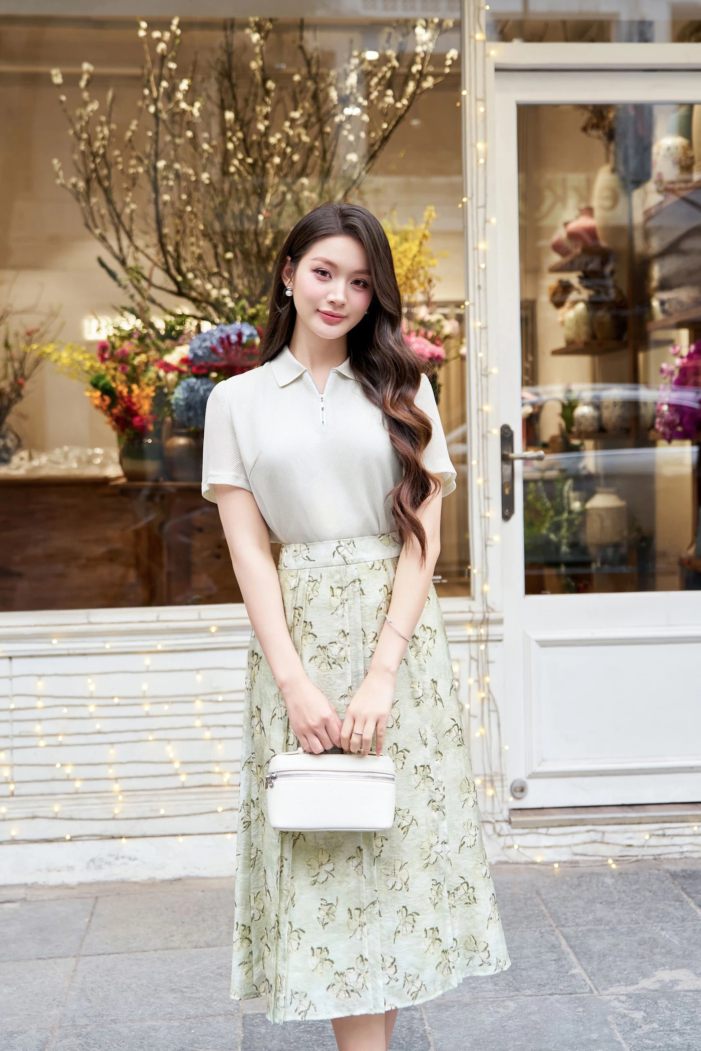 Áo Polo sơ mi Matcha