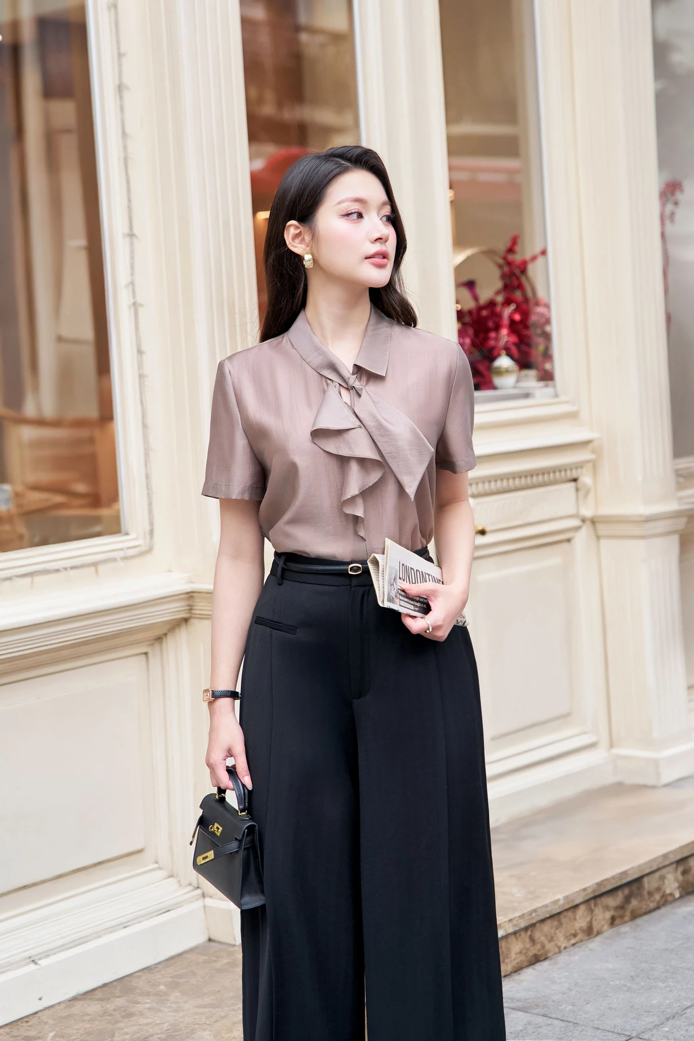 Quần tây suông Classic Wide