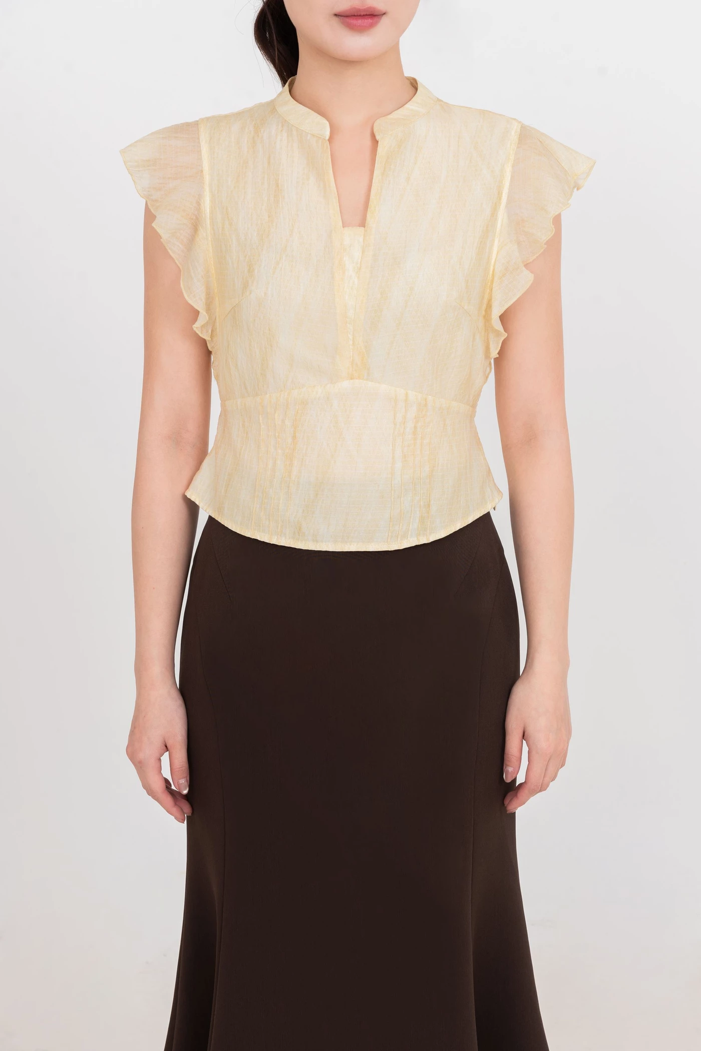 Áo sơ mi Soft Ruffle