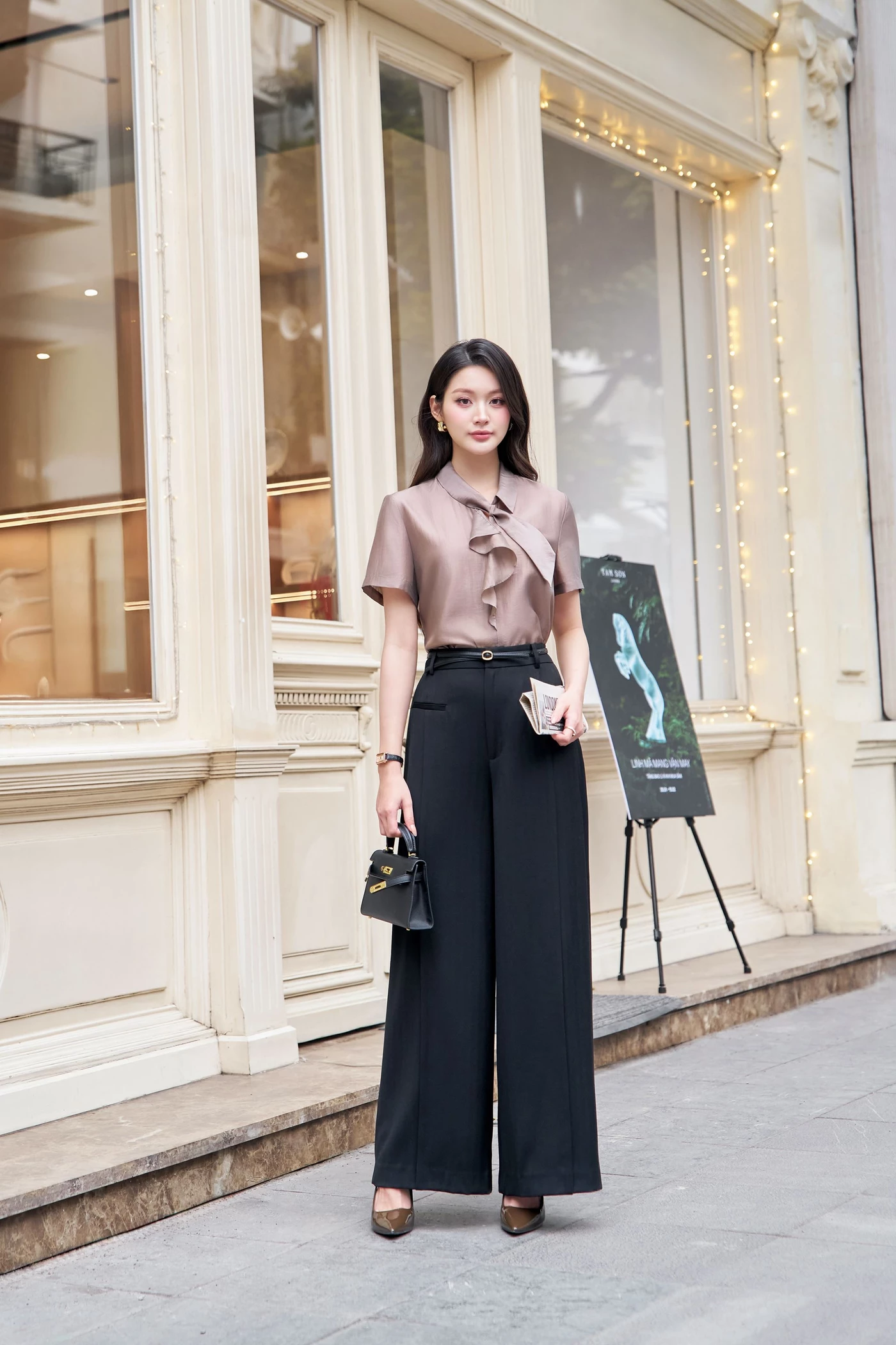 Quần tây suông Classic Wide