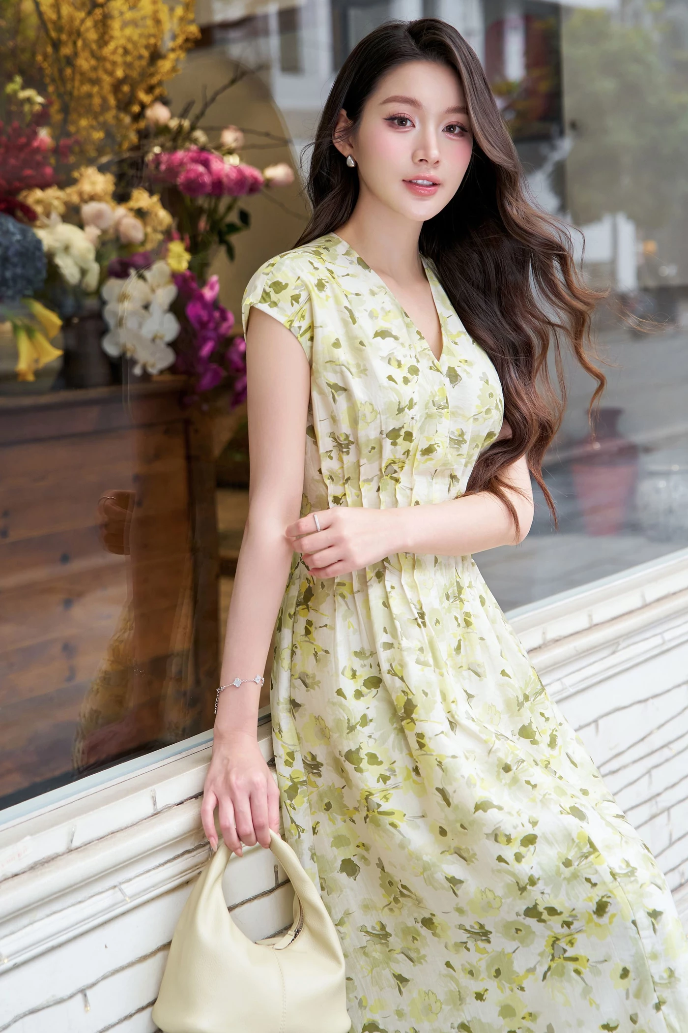 Đầm họa tiết Springlight Floral