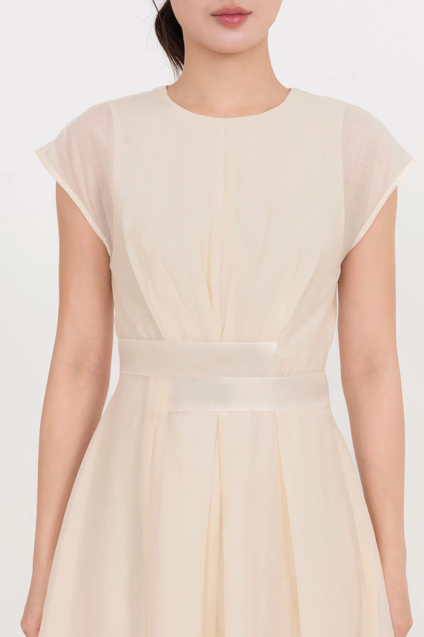 Tencel Alina Dress - Đầm lụa tay hến