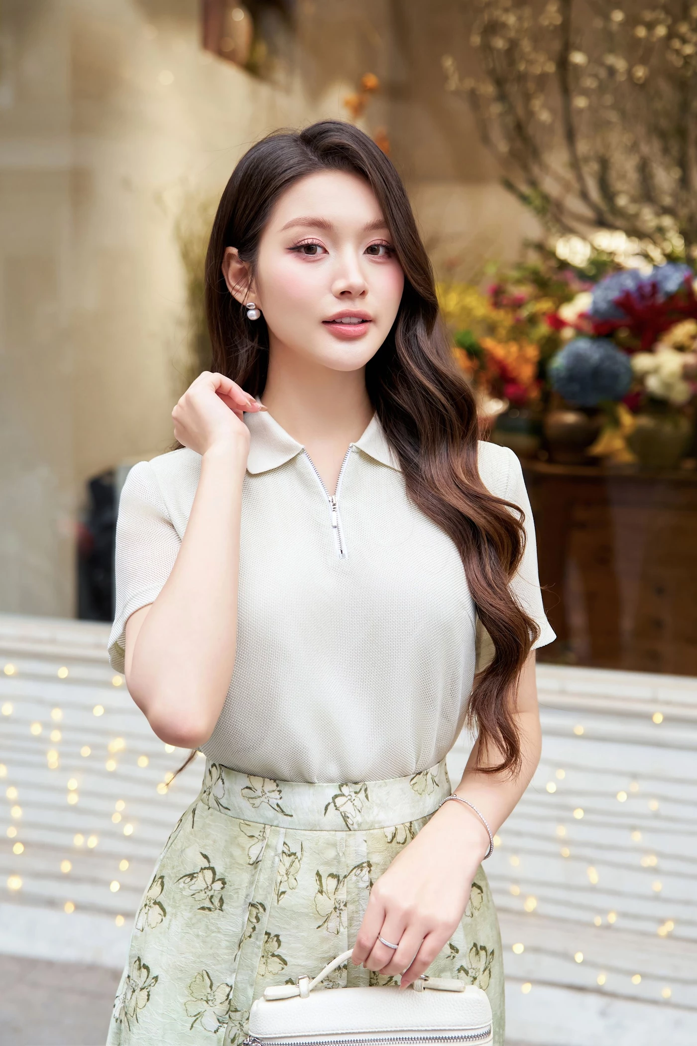 Áo Polo sơ mi Matcha