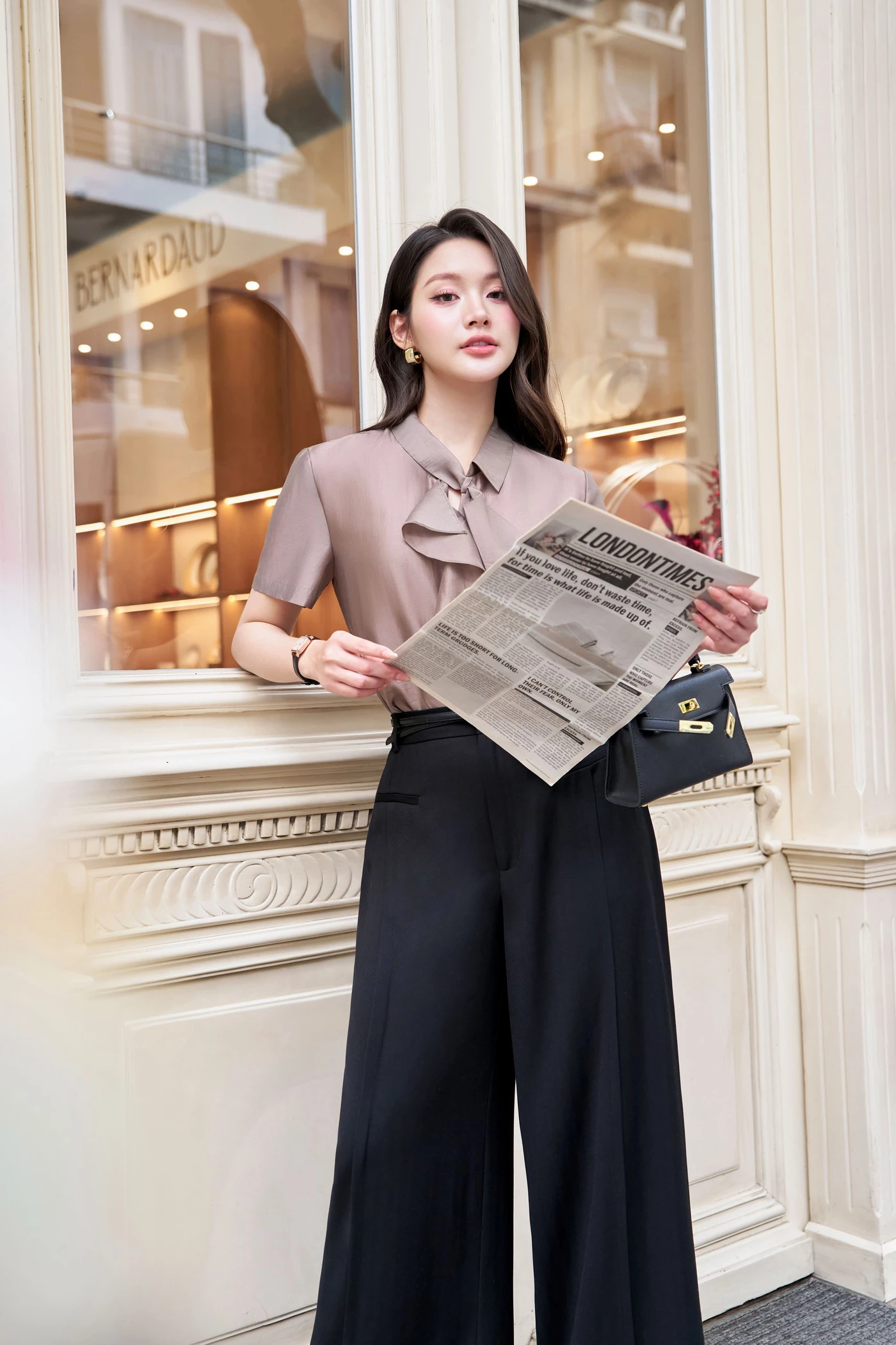 Quần tây suông Classic Wide