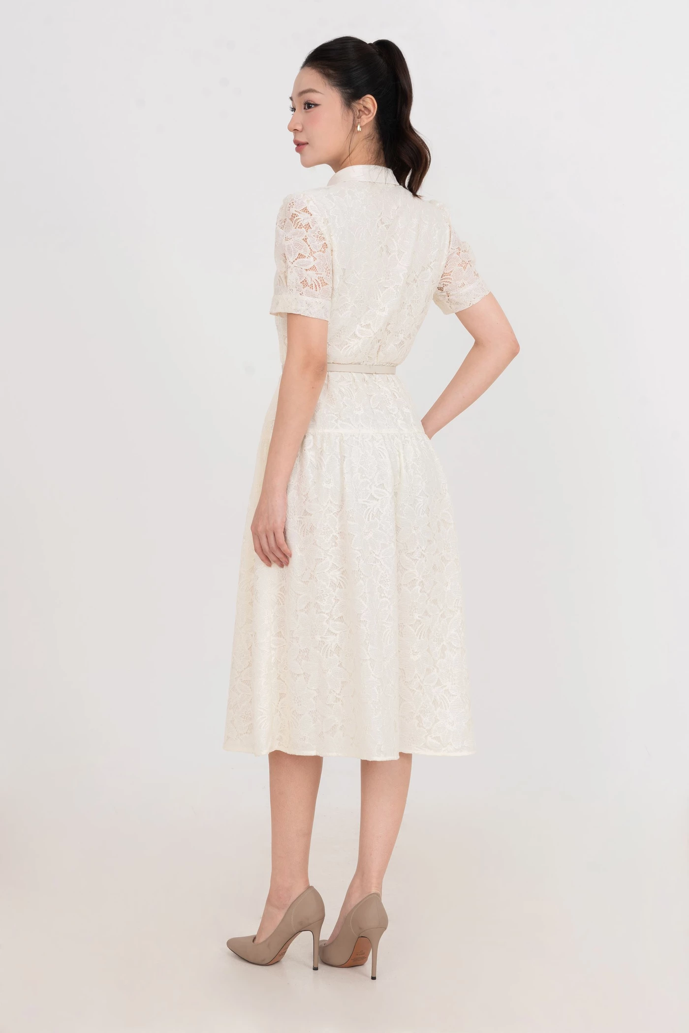 Đầm hoa be Spring Pastel