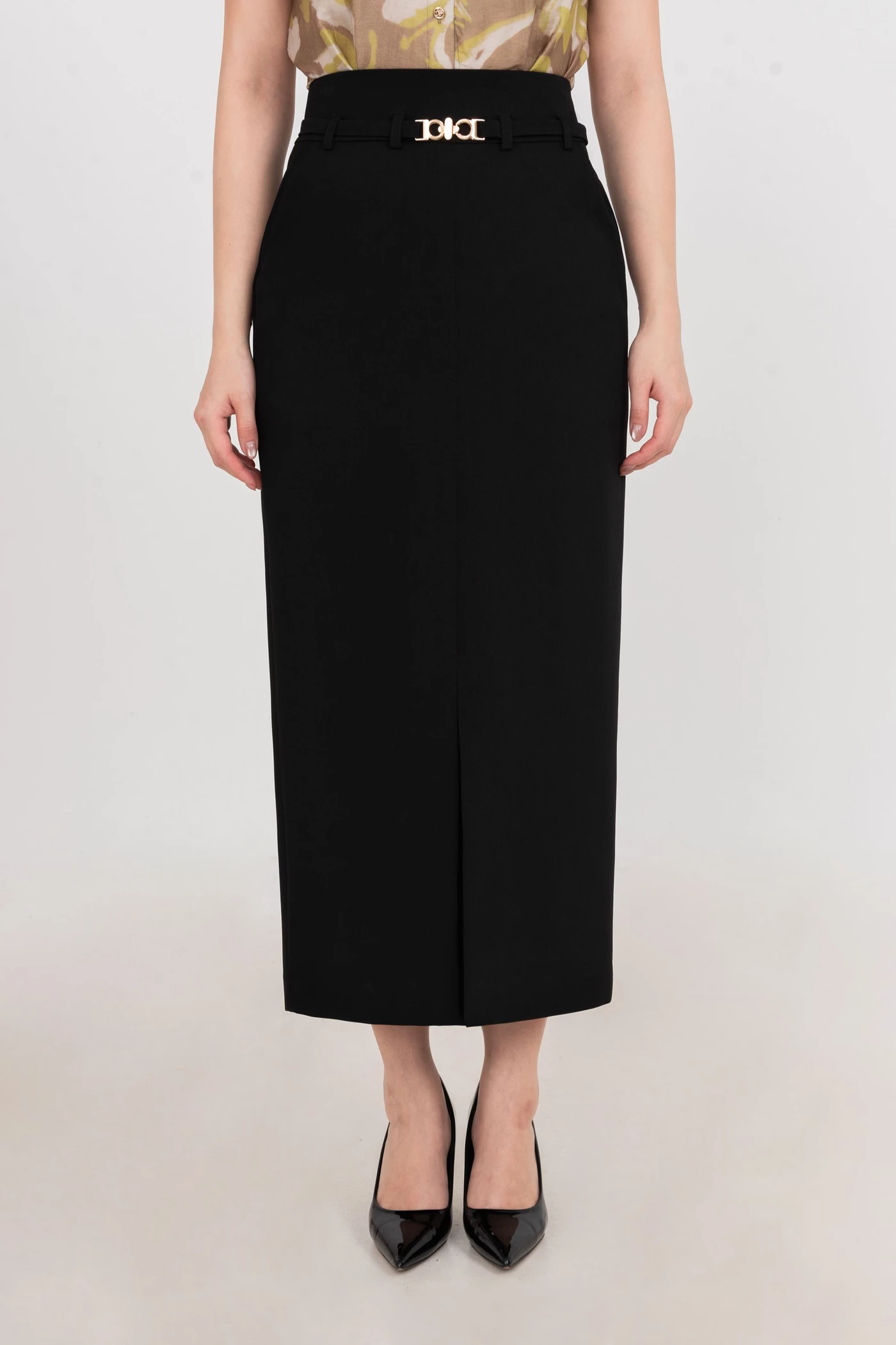 Chân váy bút chì dáng dài Refined