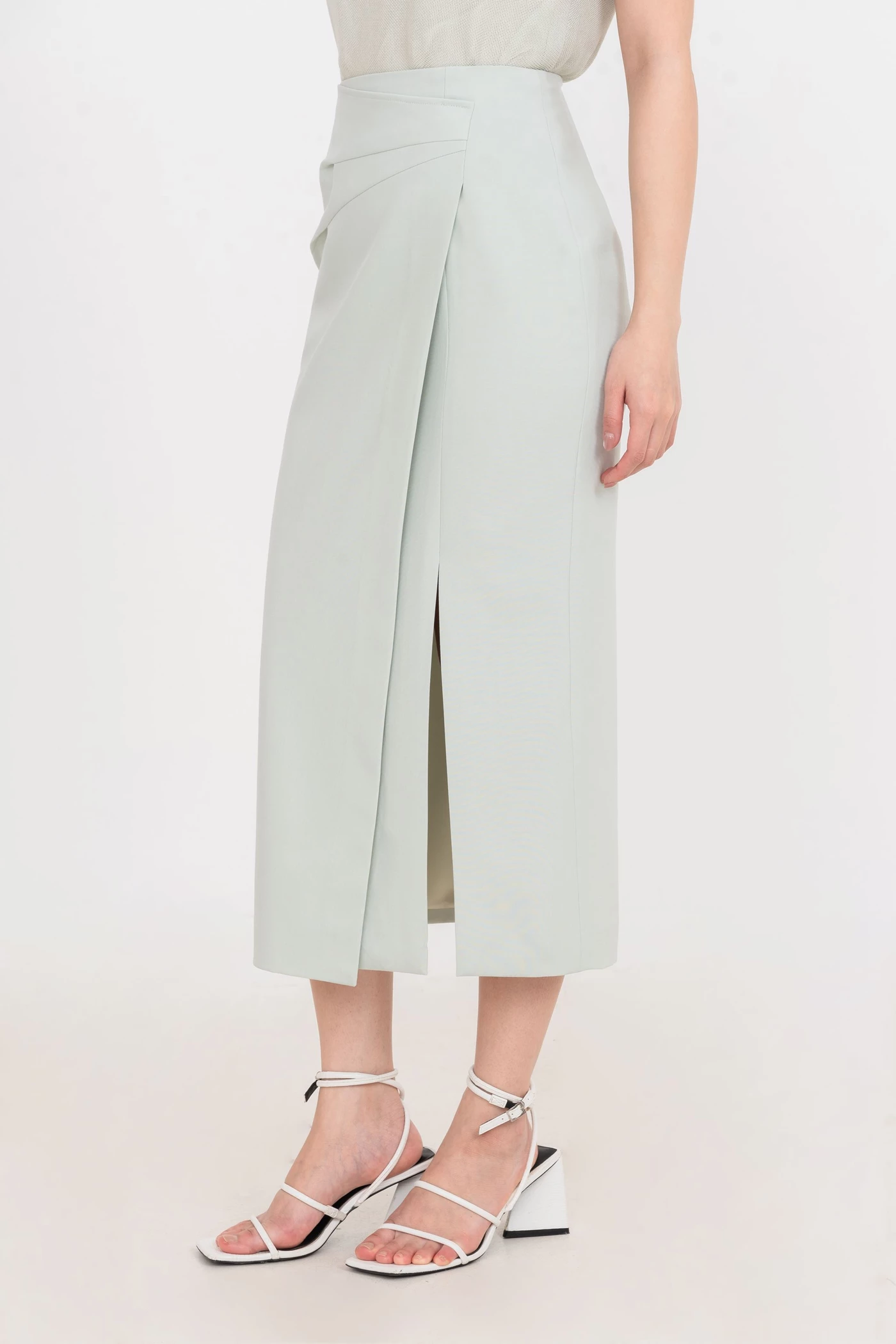 Chân váy bút chì Wrap