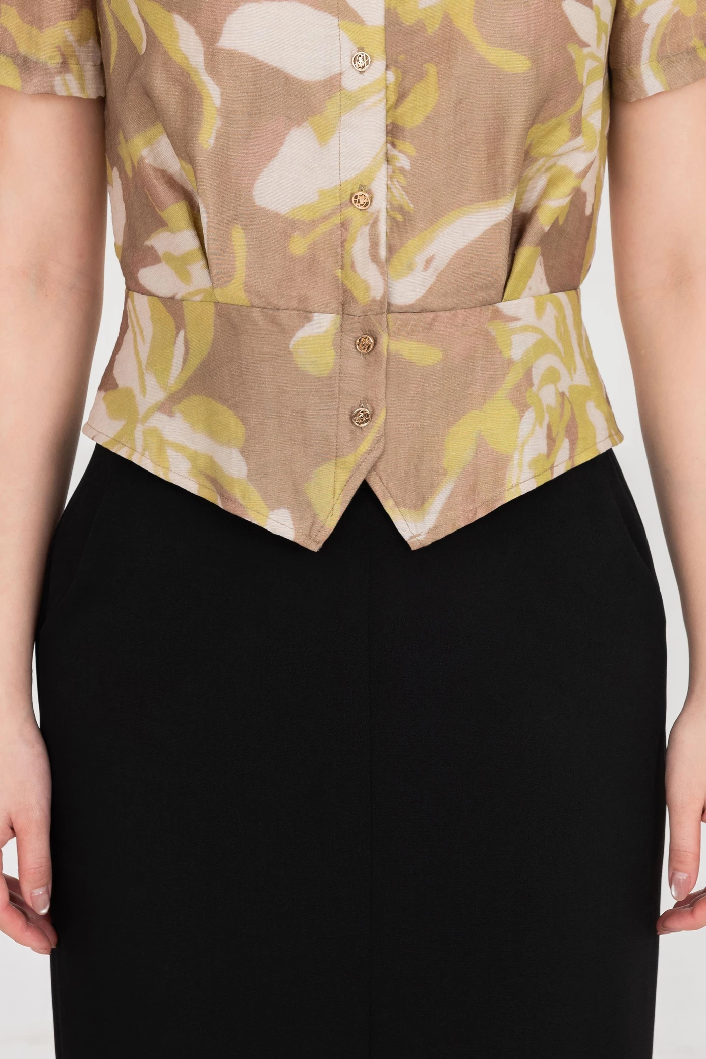 Áo sơ mi họa tiết Spring Mosaic