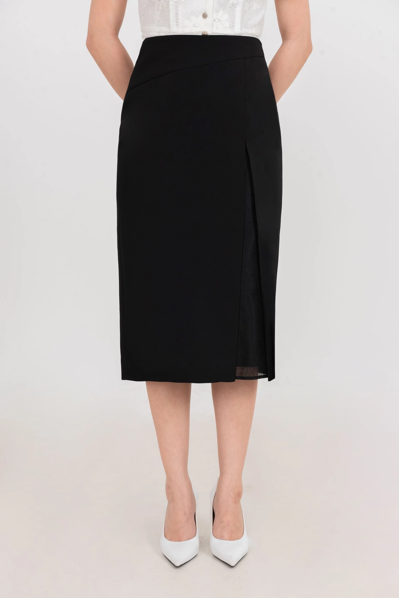 Chân váy búi chì Classic Black