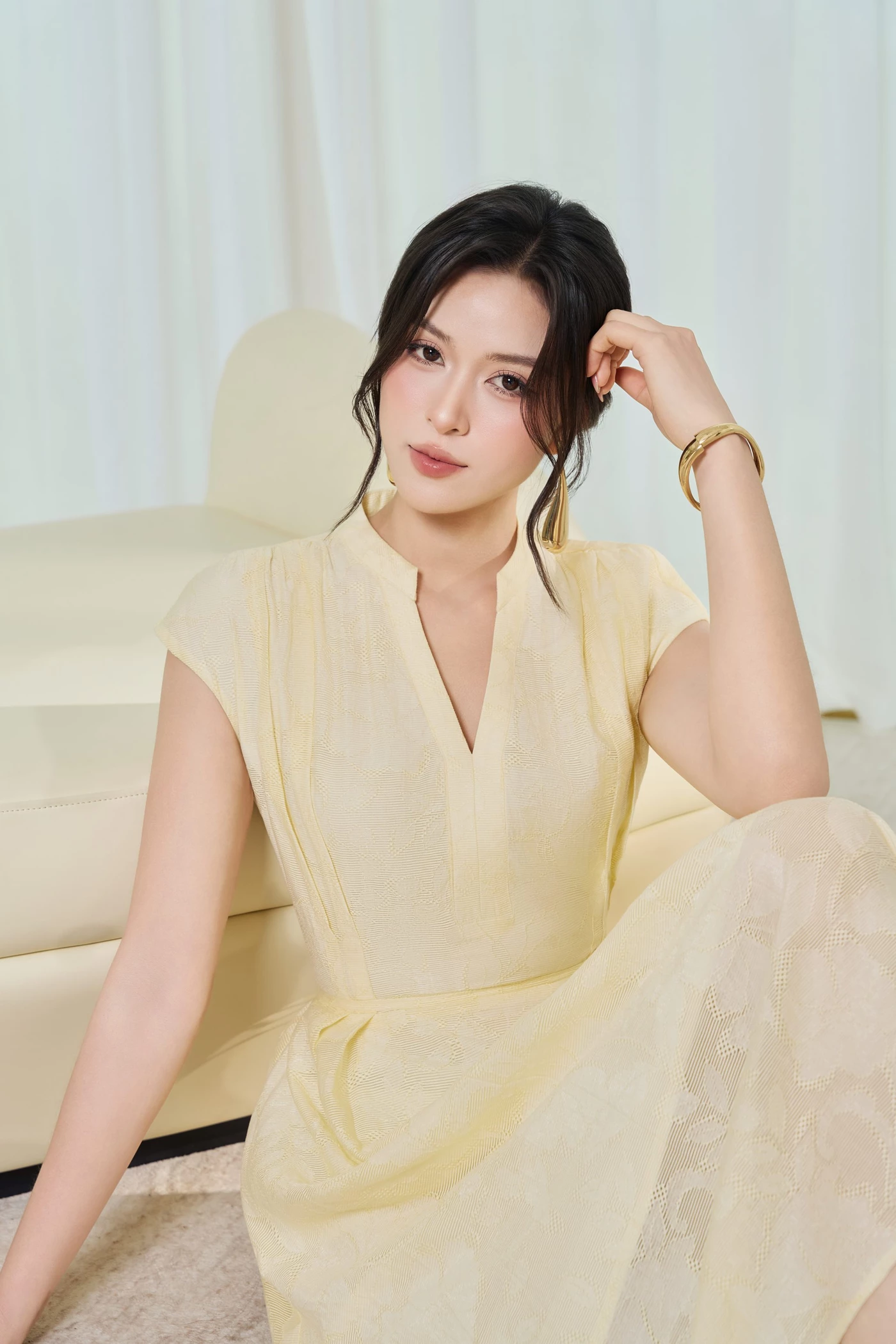 Đầm xòe Golden Breeze