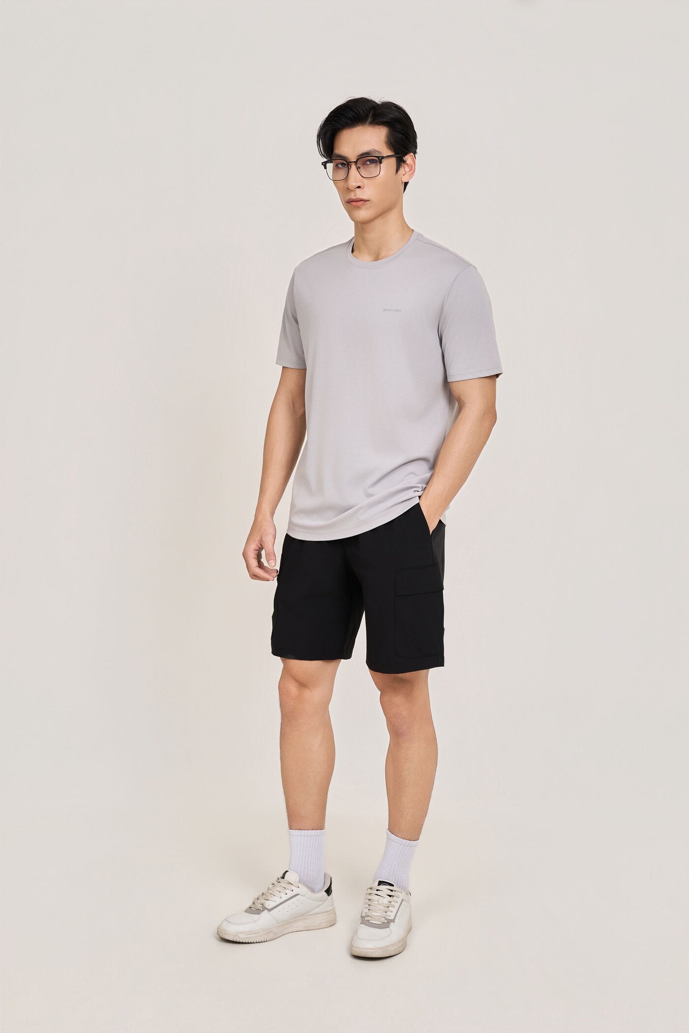 Áo Thun Basic Gray Regular