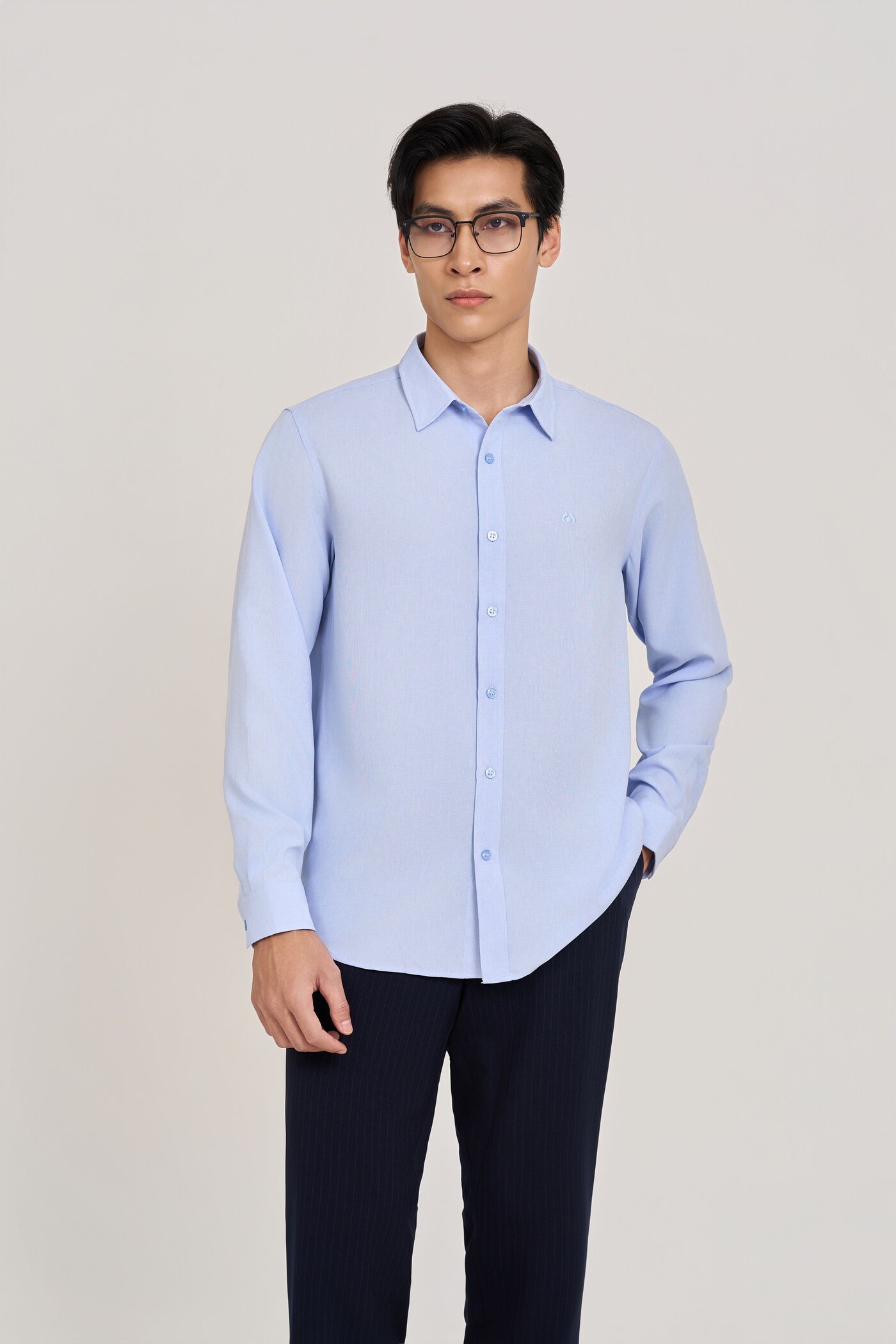 Áo sơ mi kẻ tay dài