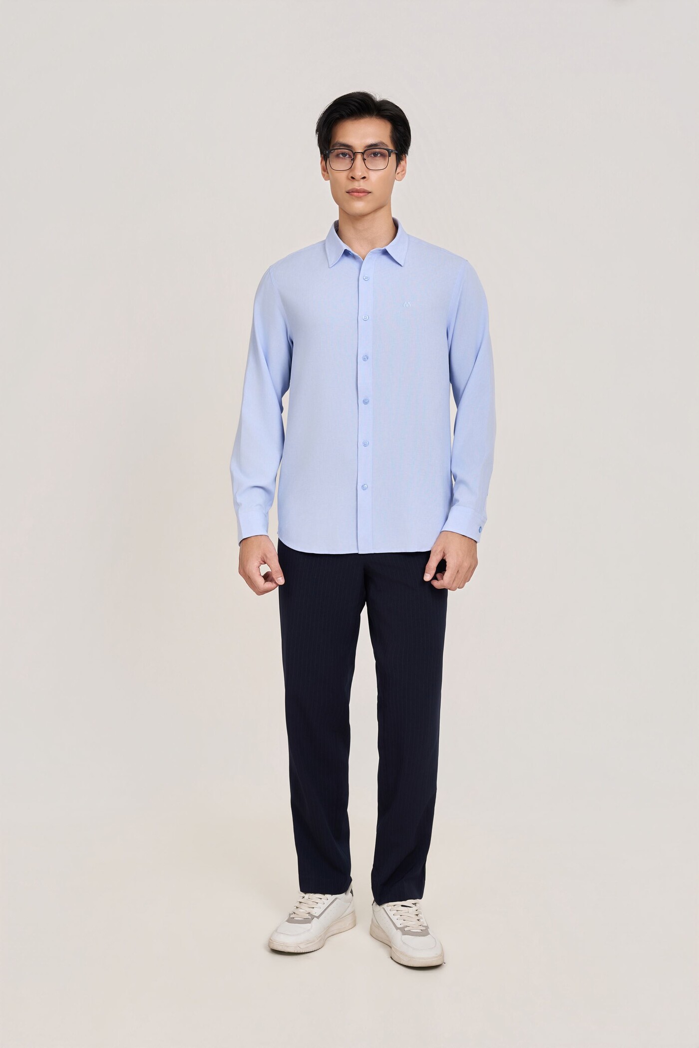 Áo sơ mi kẻ tay dài