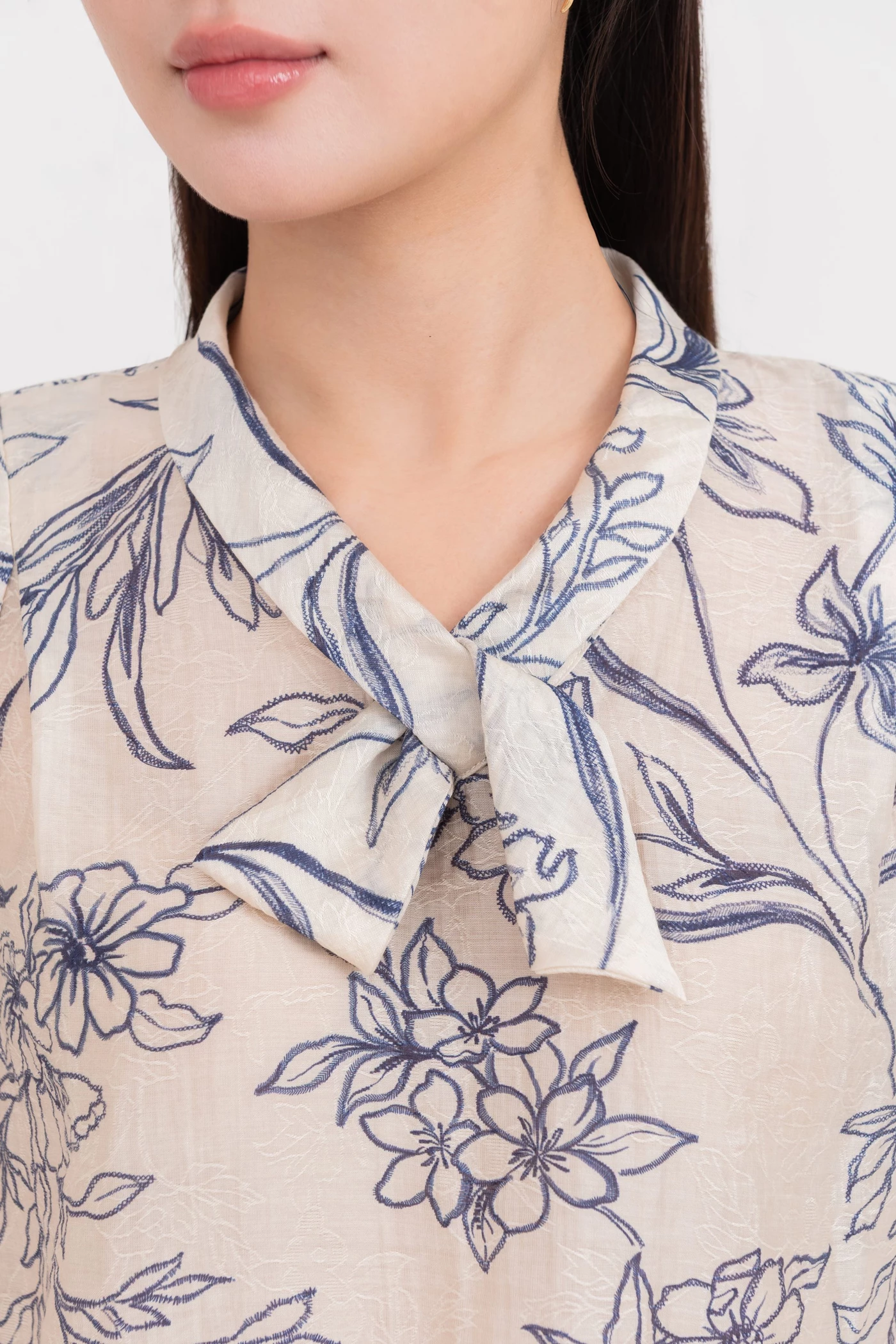 Áo sơ mi họa tiết Lyocell