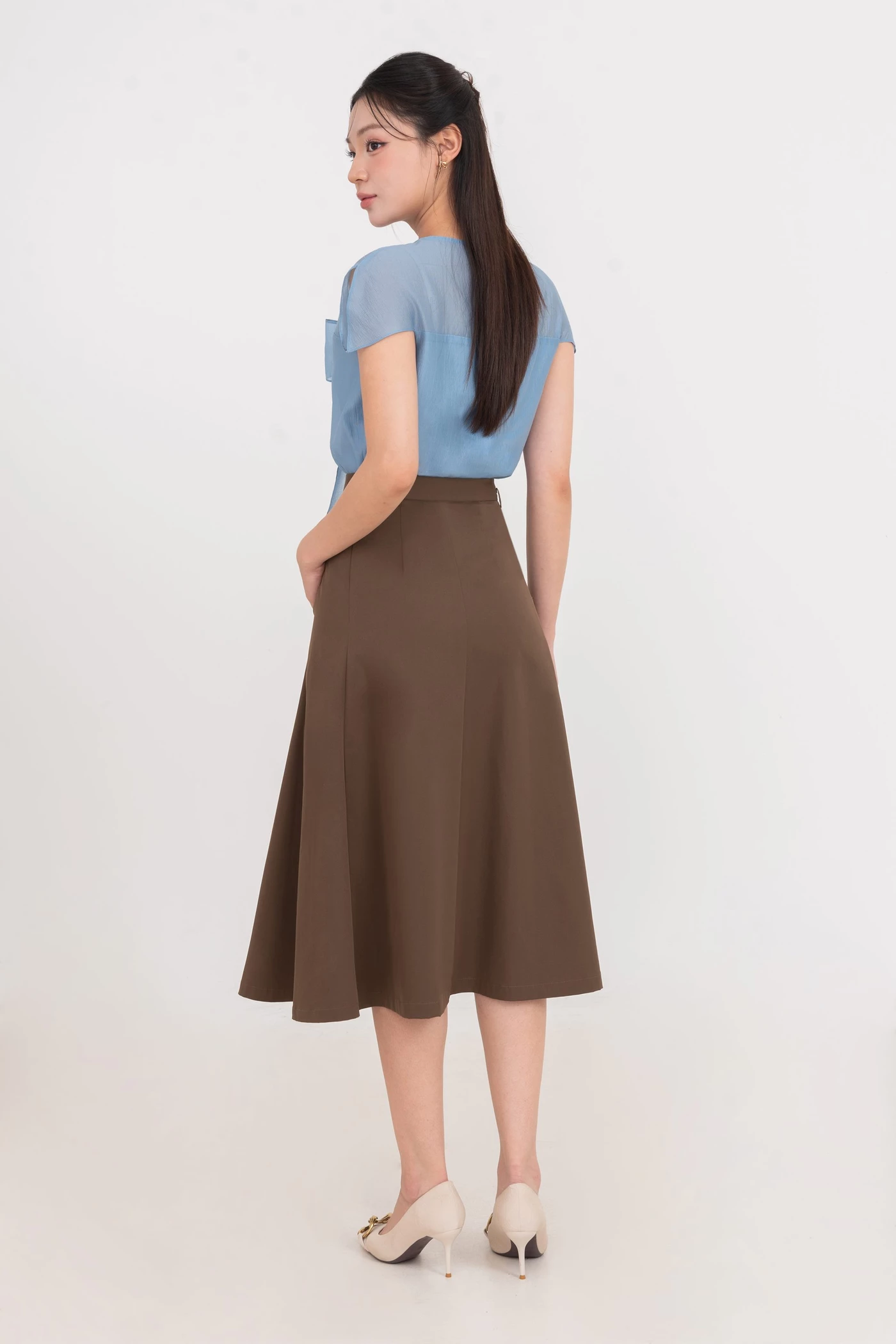 Áo sơ mi nơ Soft Sky