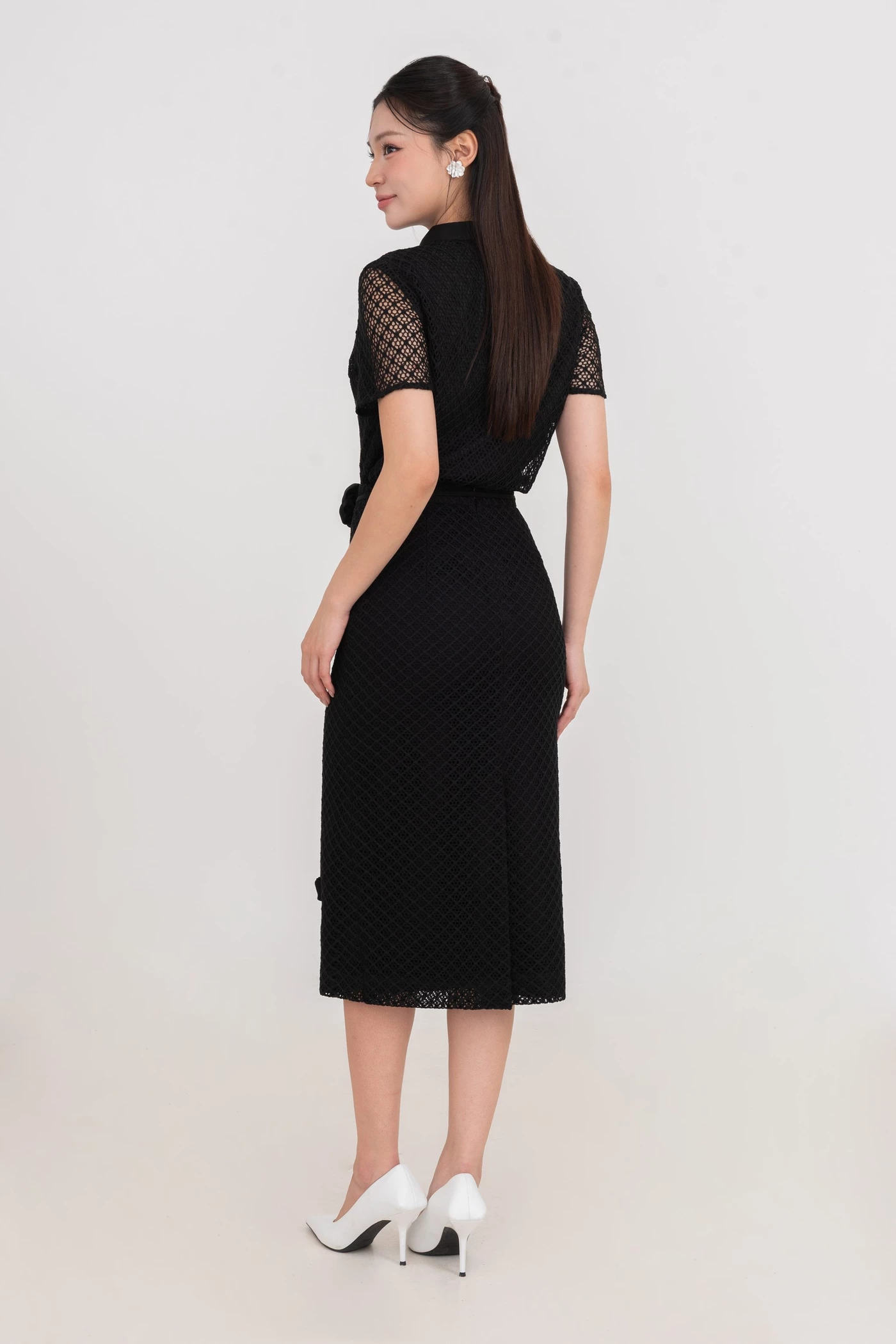 Áo cánh Polo phối ren