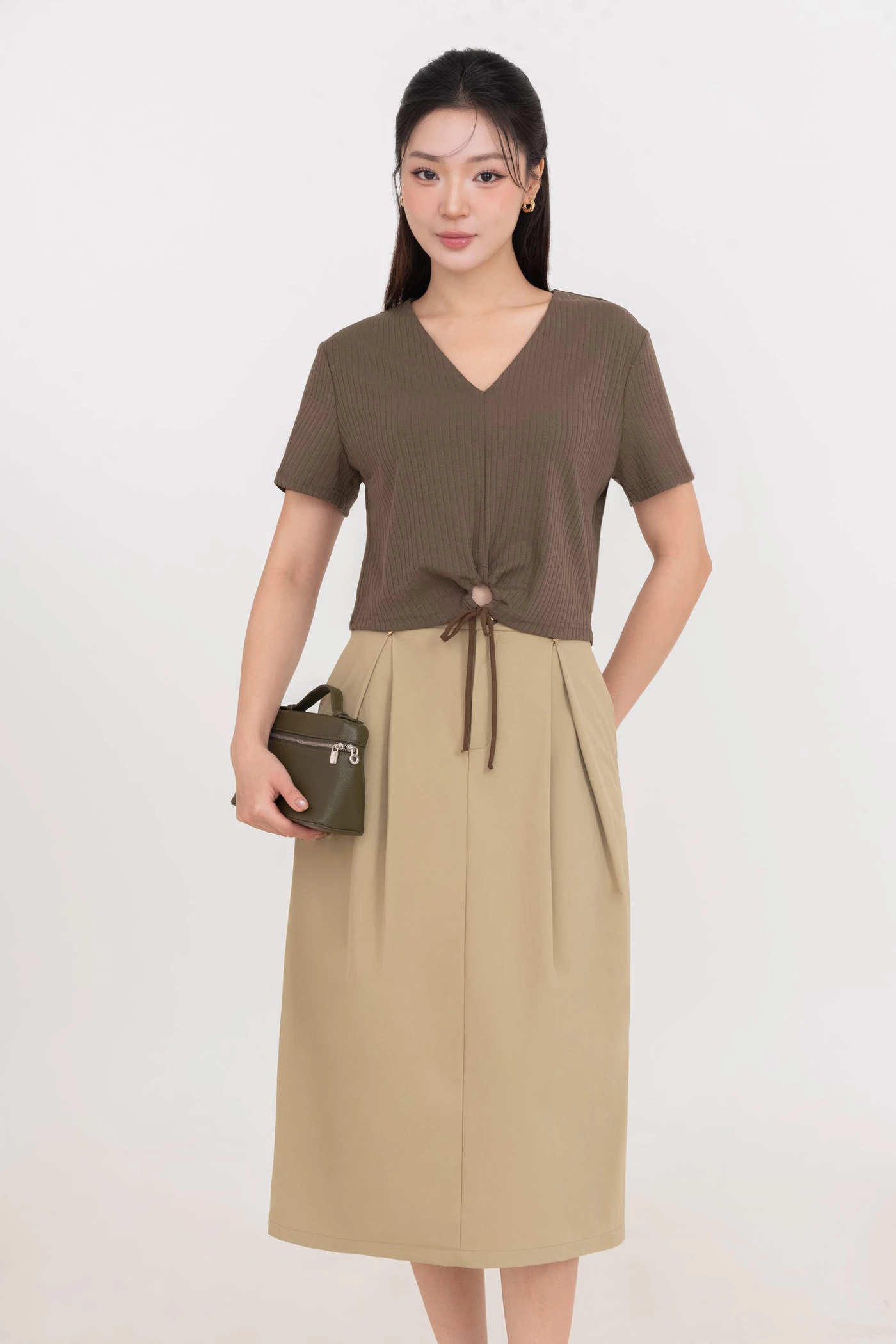Áo thun Moss Whisper Top