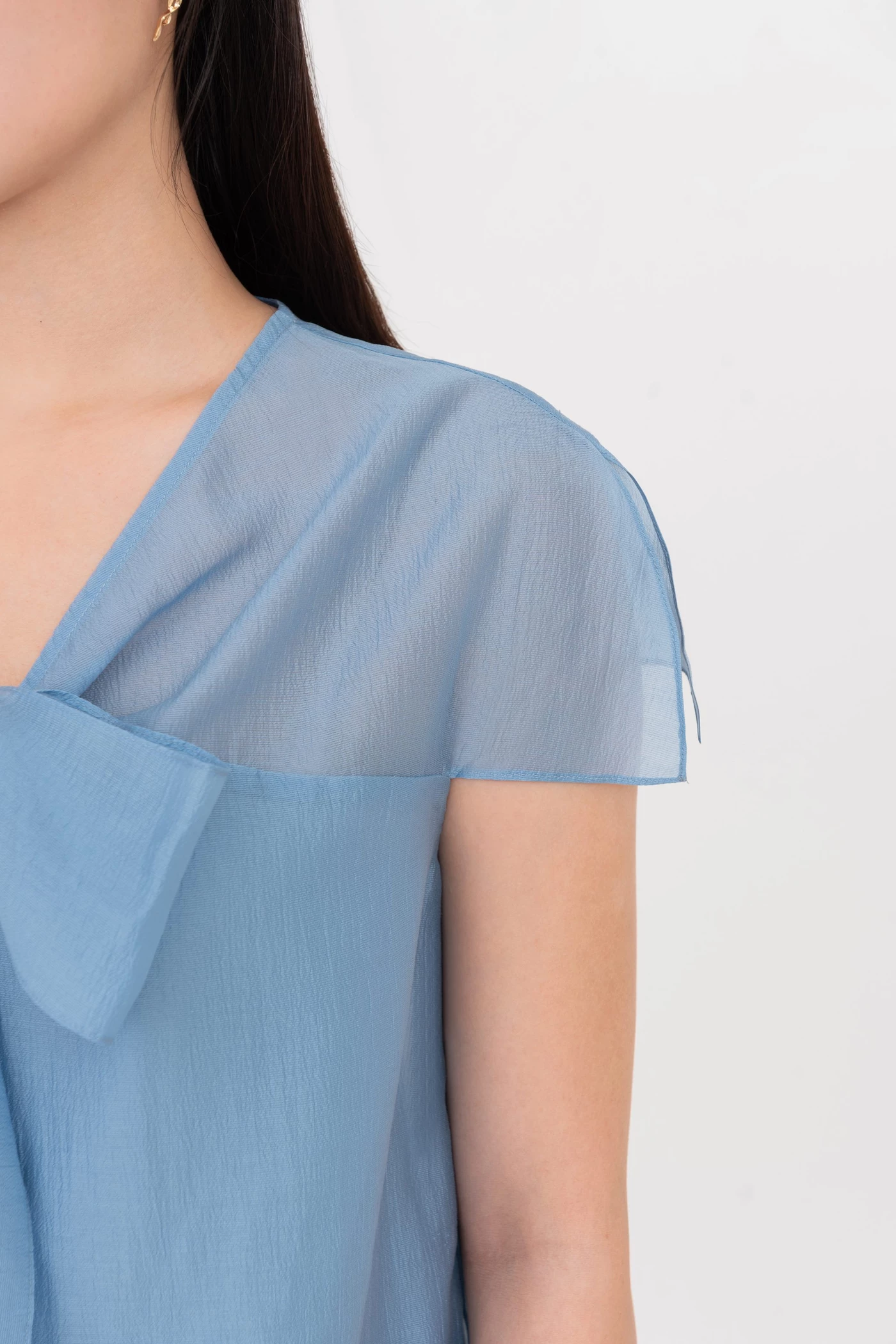 Áo sơ mi nơ Soft Sky