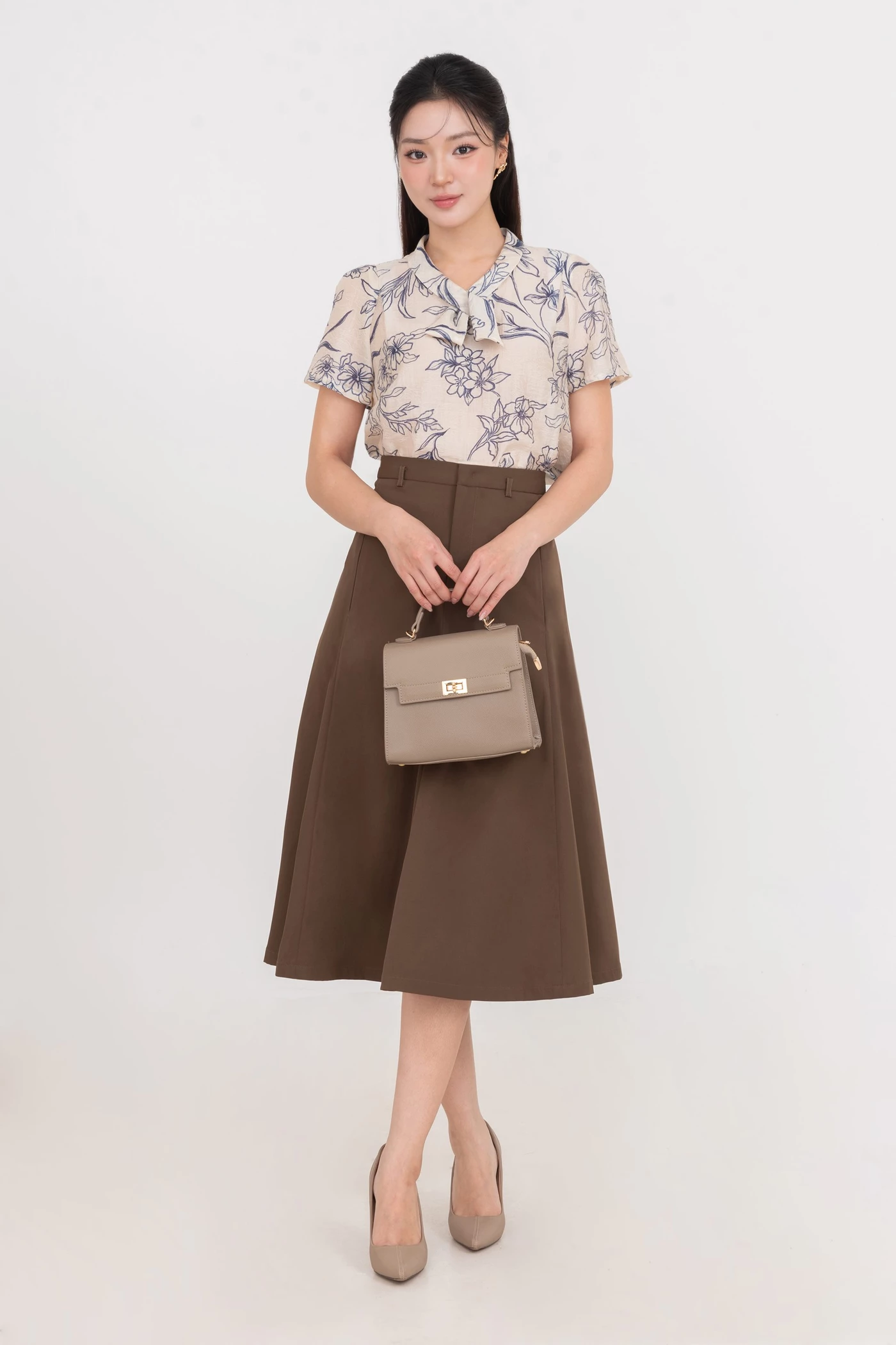 Áo sơ mi họa tiết Lyocell