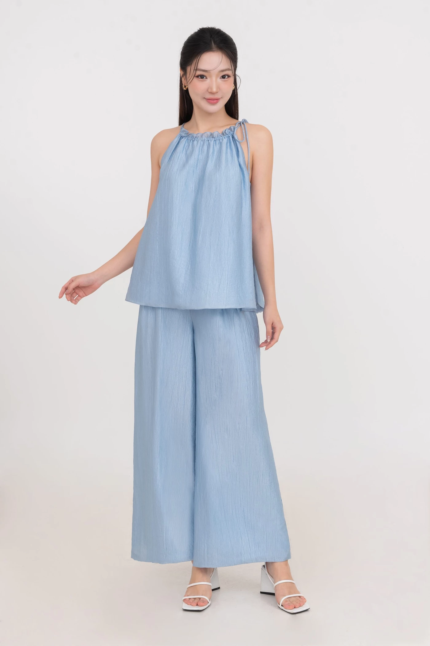 Quần dài lụa Blue Horizon