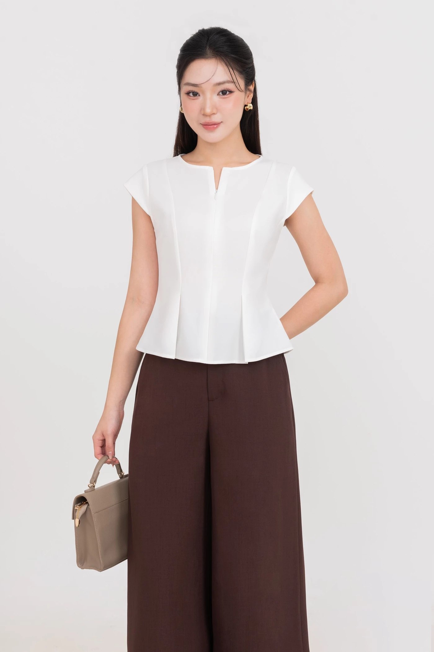 Grace Peplum Top - Áo kiểu Tuytsi