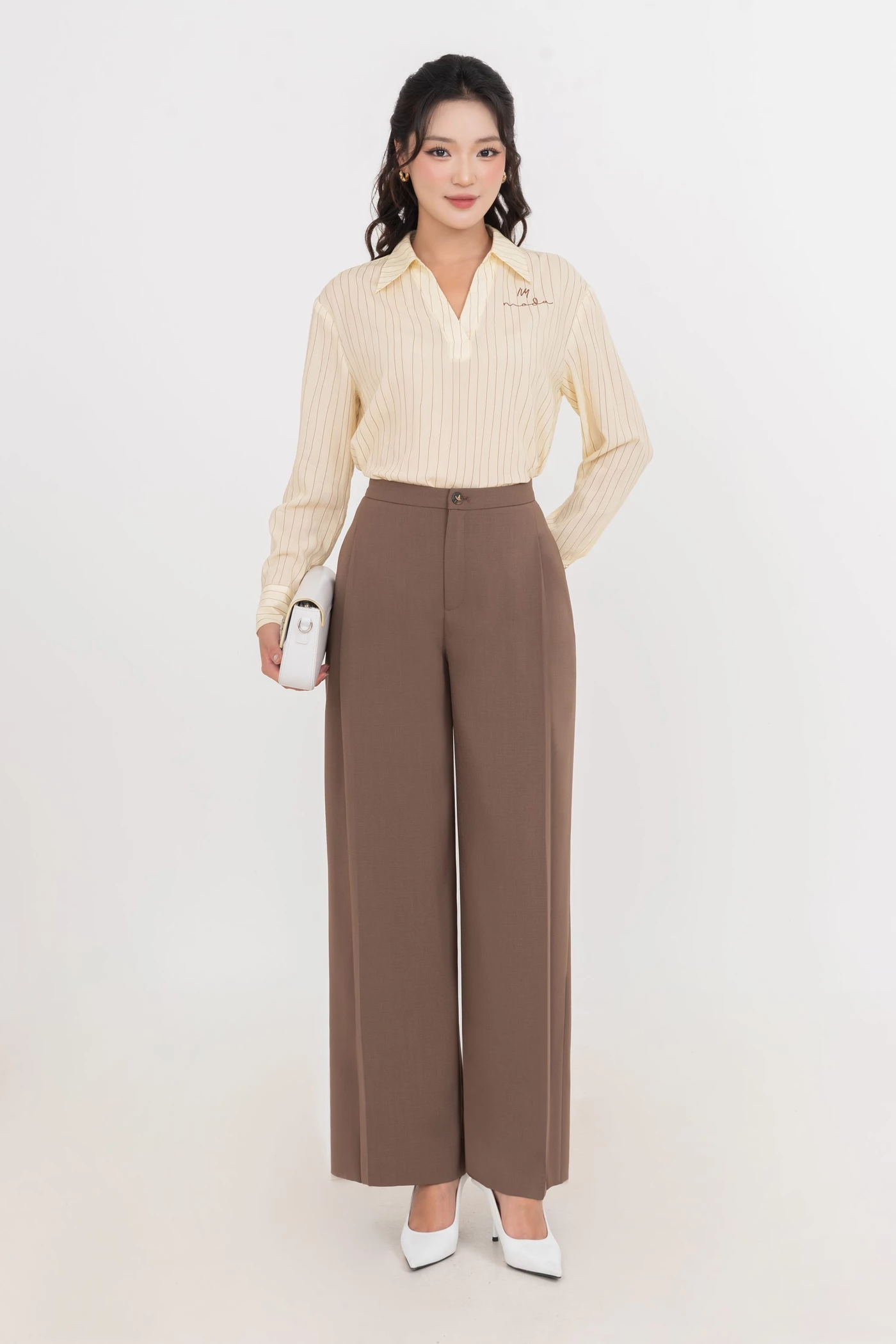 Quần Tây suông Modern Ease