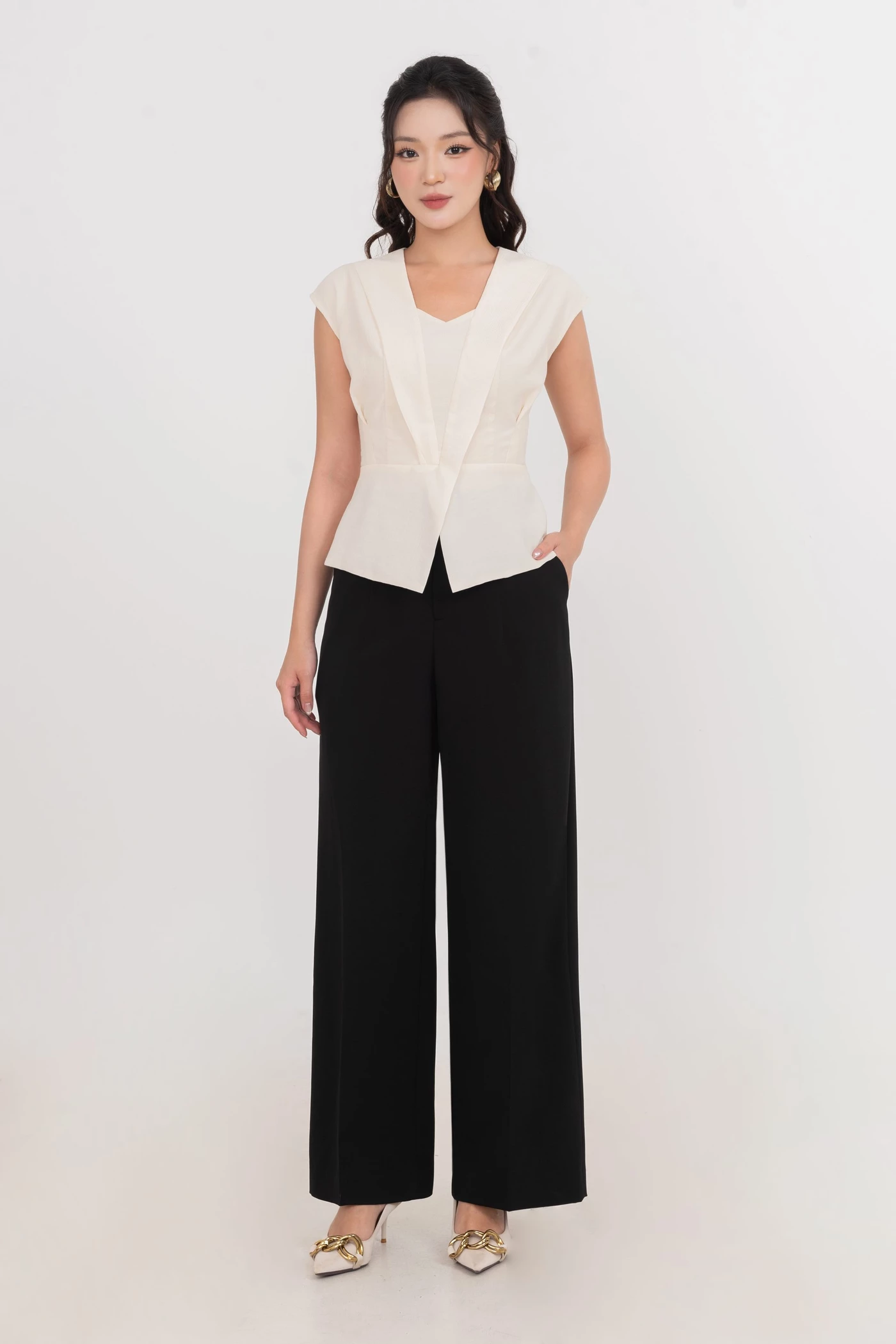 Quần suông Noir Wide