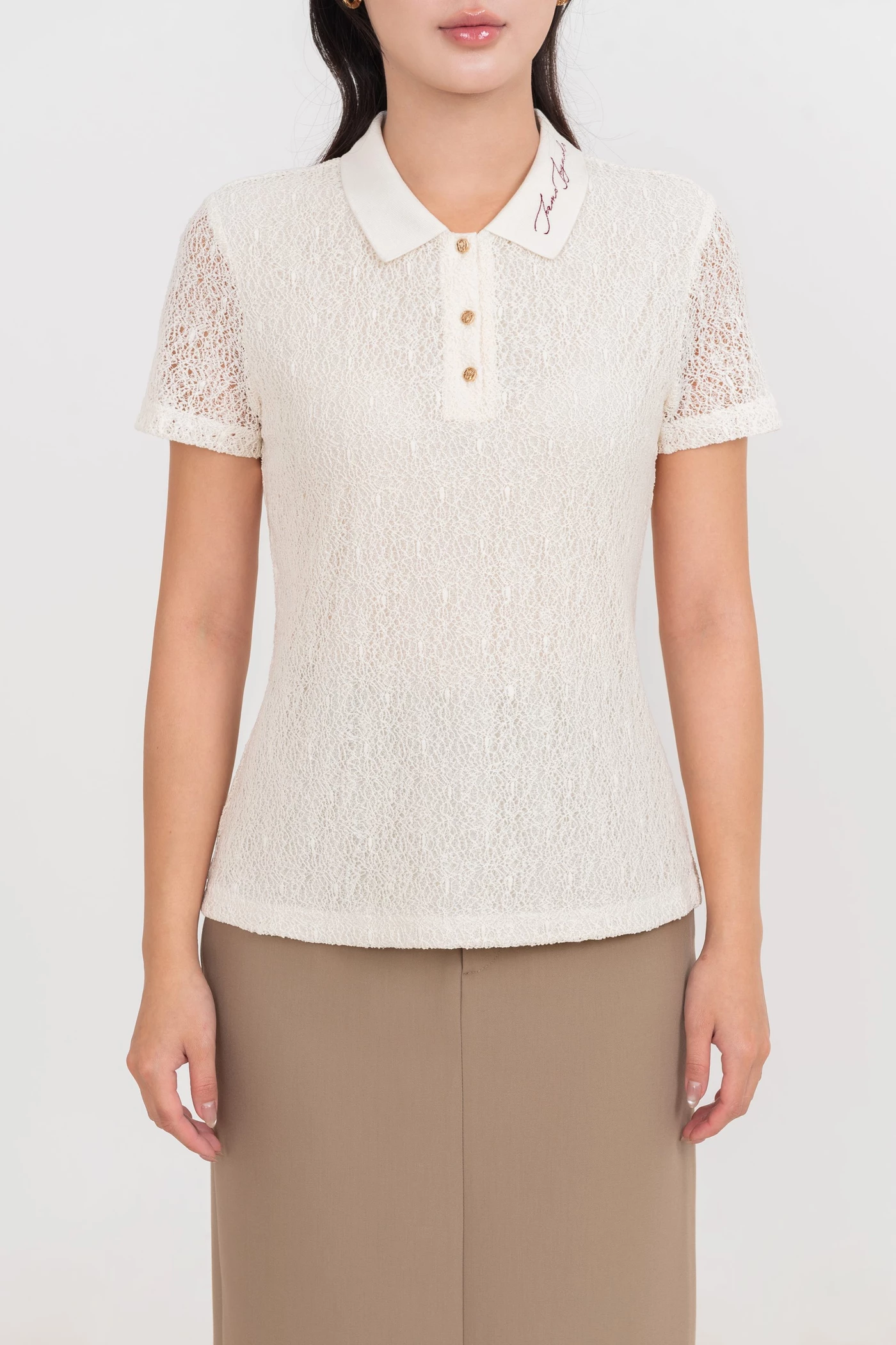 Áo Polo dệt kim Moda