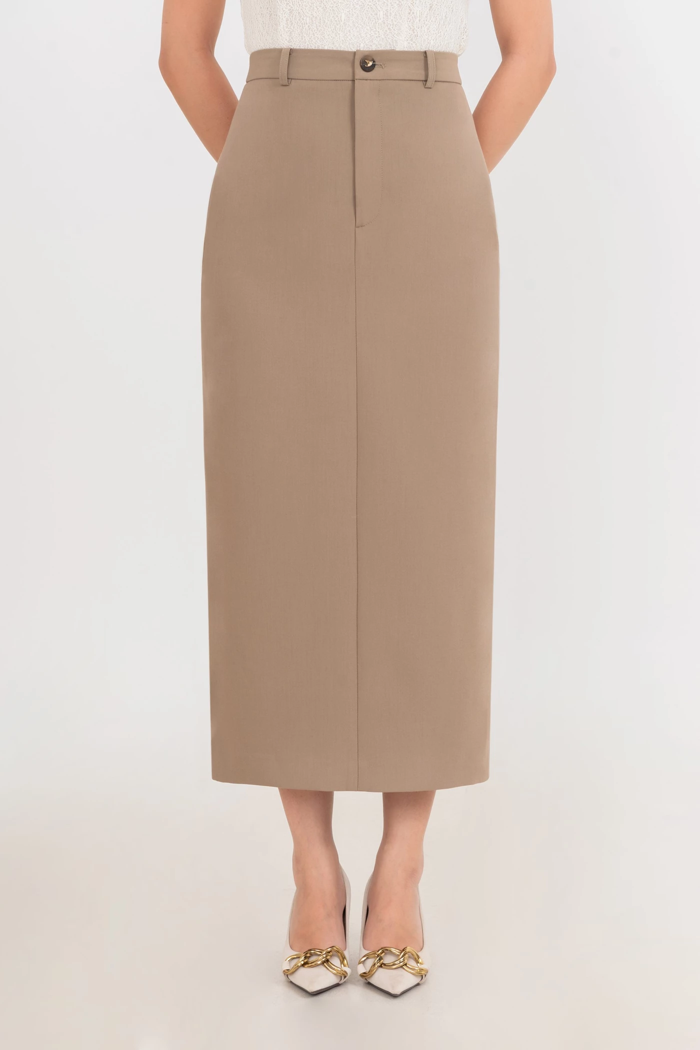 Chân váy Light Brown