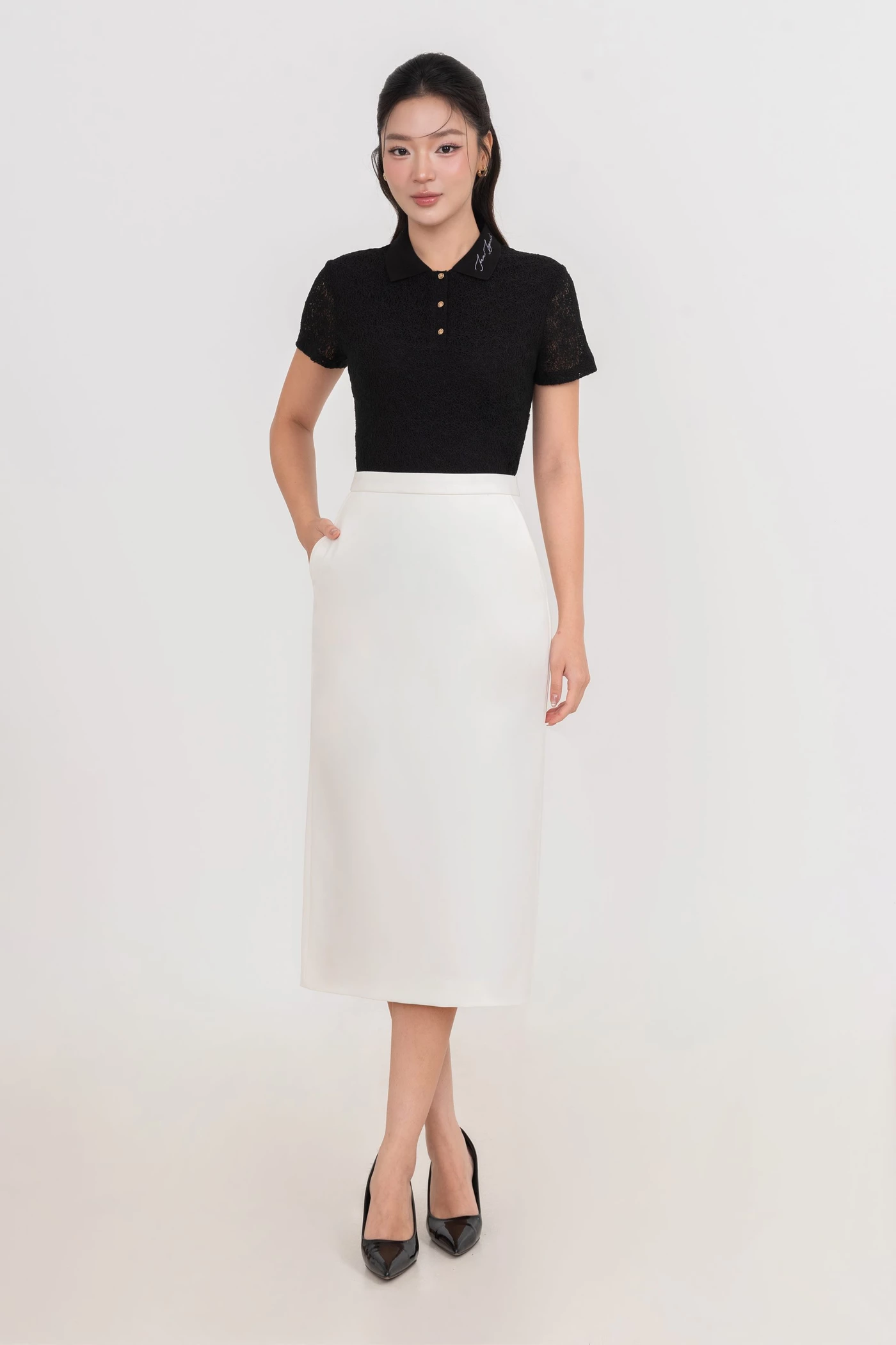 Áo Polo dệt kim Moda