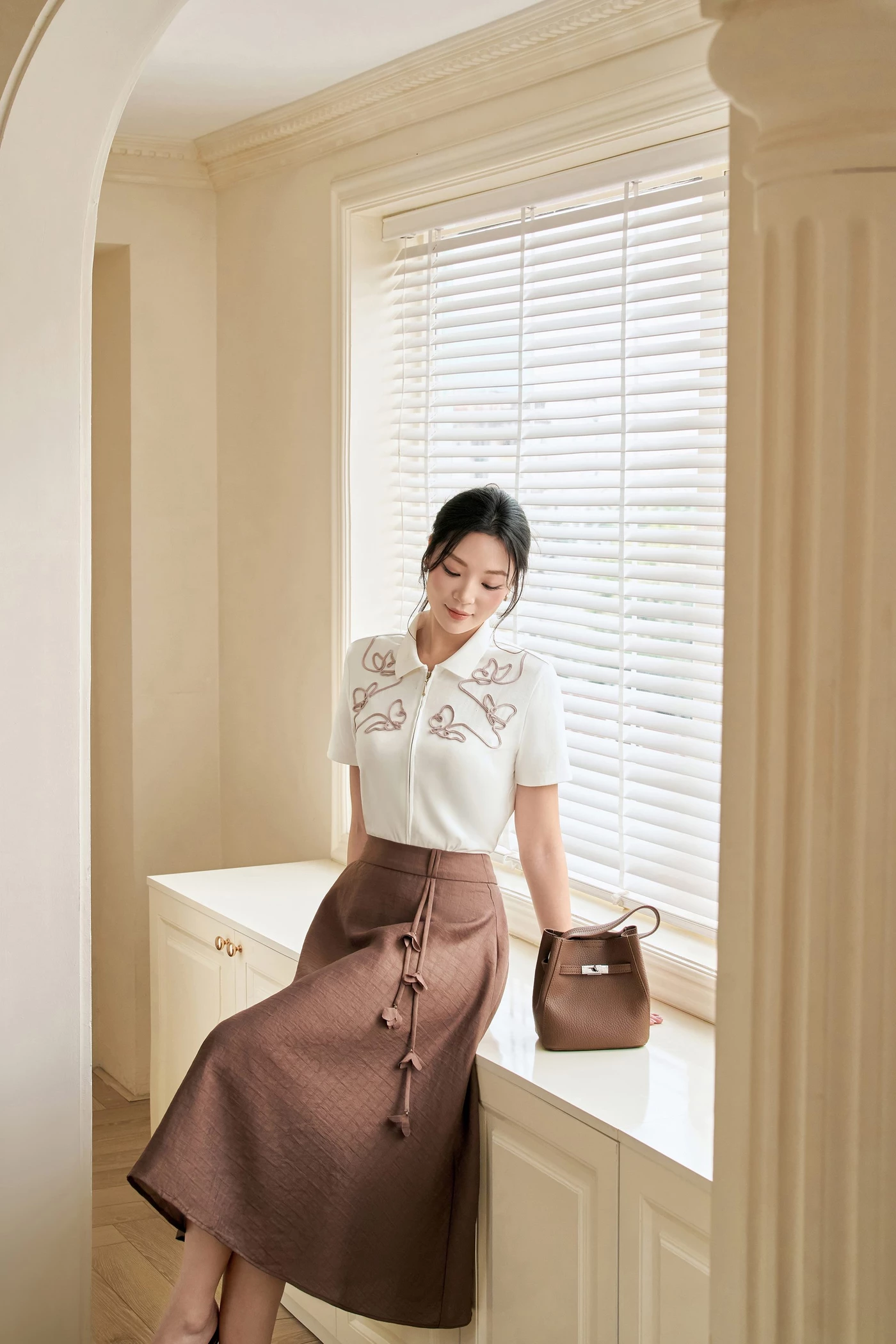 Áo Polo Summer Brown