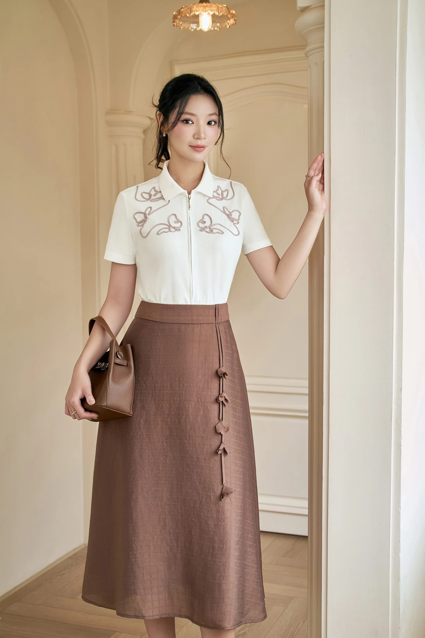 Áo Polo Summer Brown