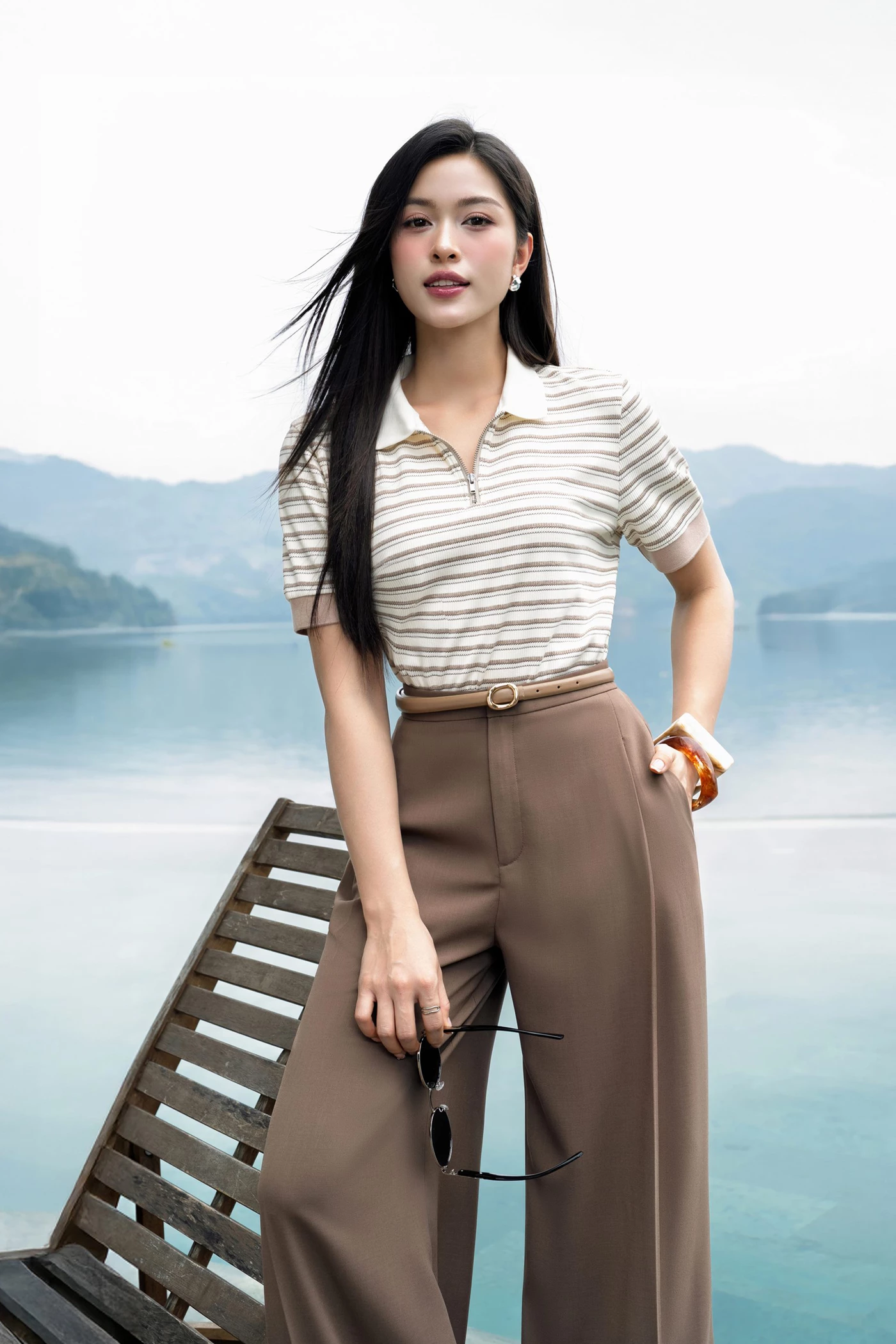 Quần Tây suông Modern Ease