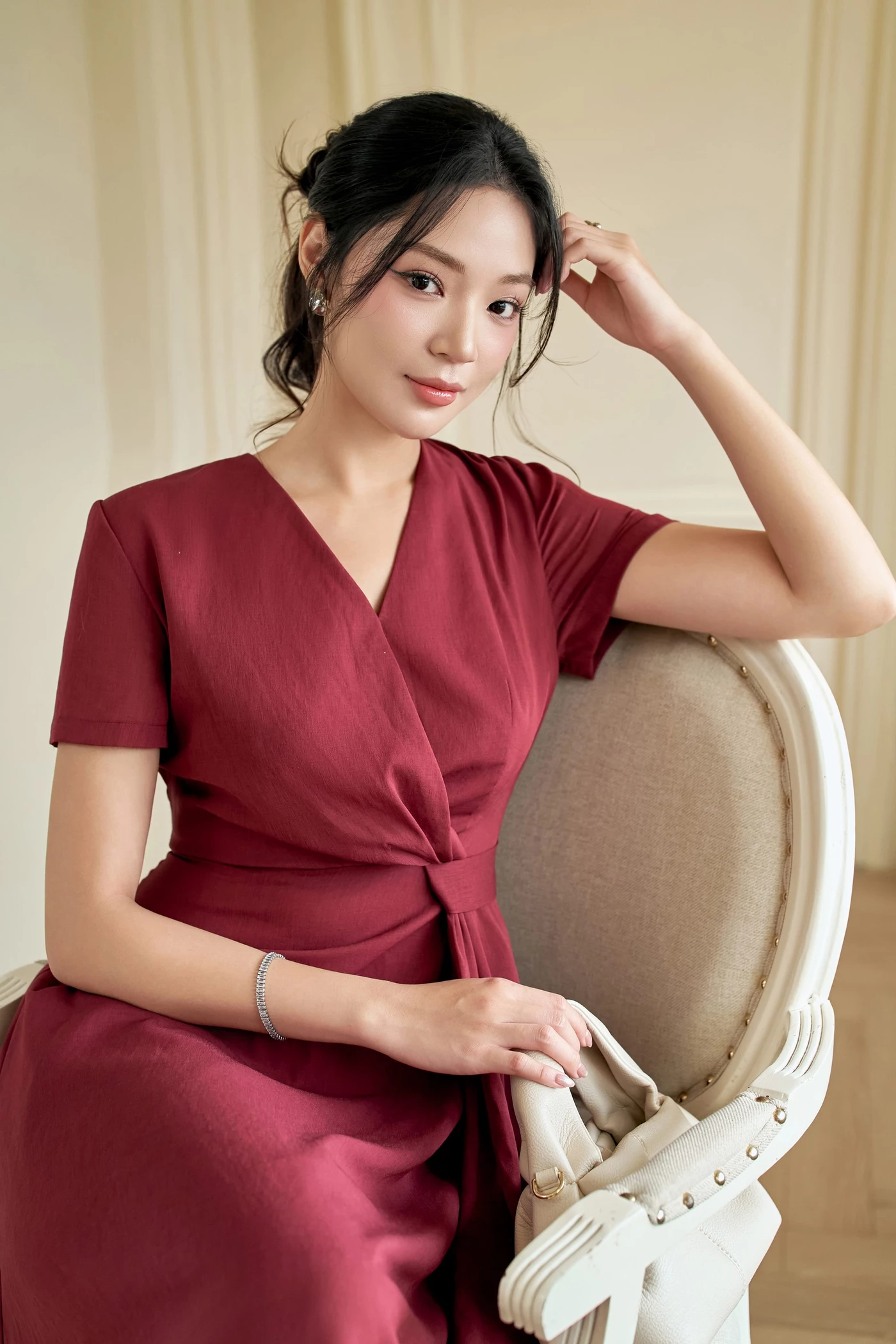 Đầm lụa Velvet Flow