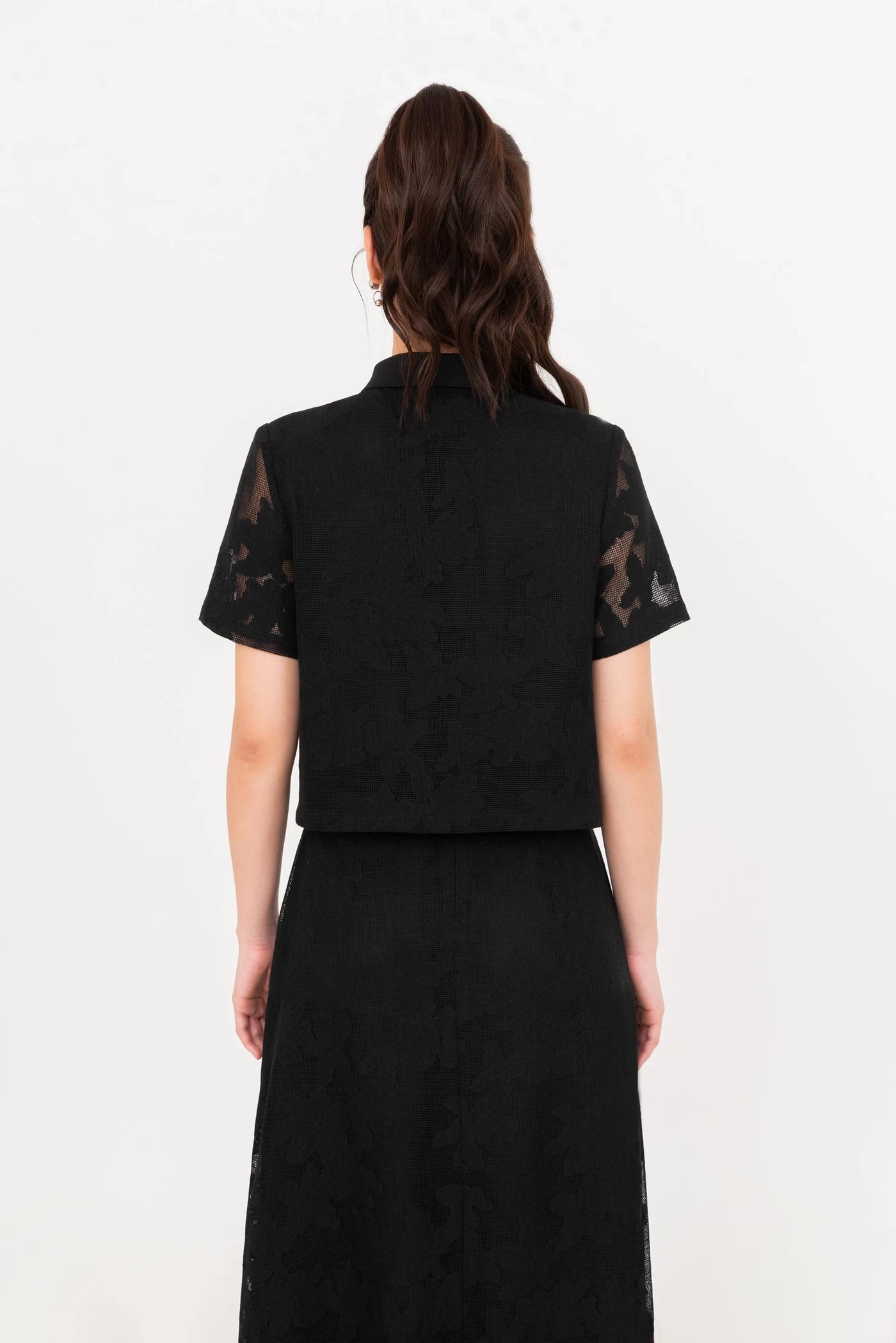 Mystic Veil Blouse - Áo ren cổ đức
