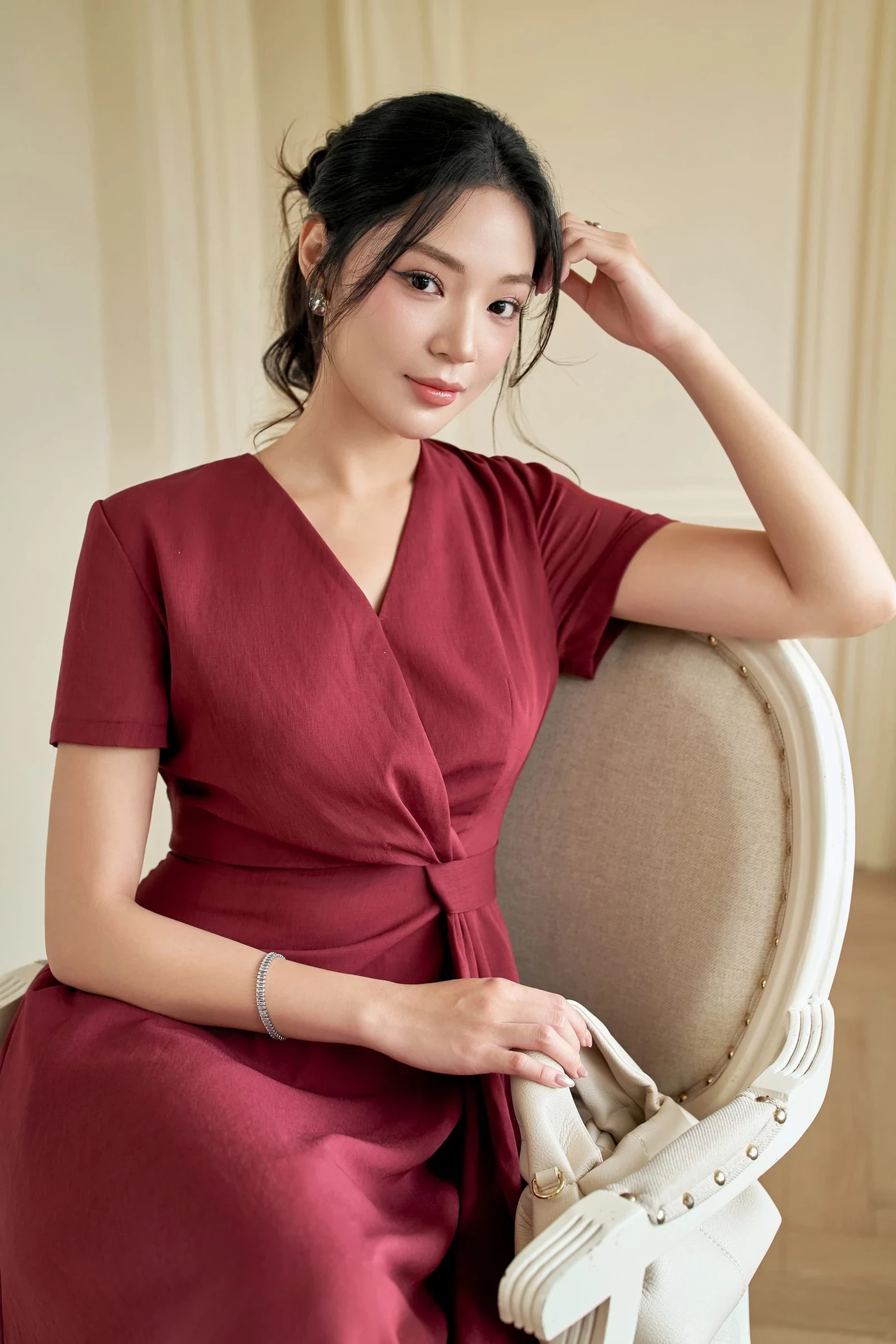 Đầm lụa Velvet Flow