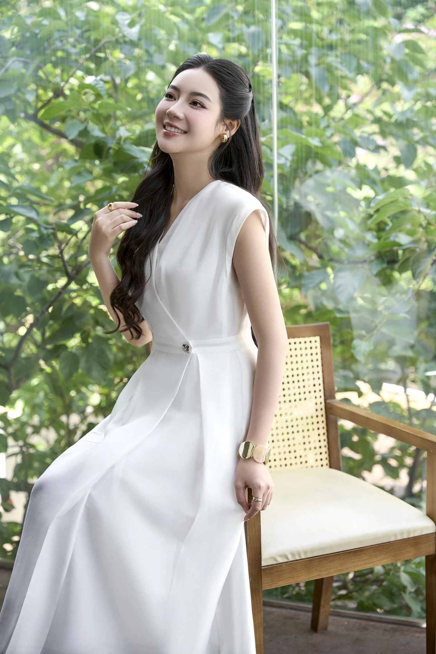 Đầm xòe Silk Touch