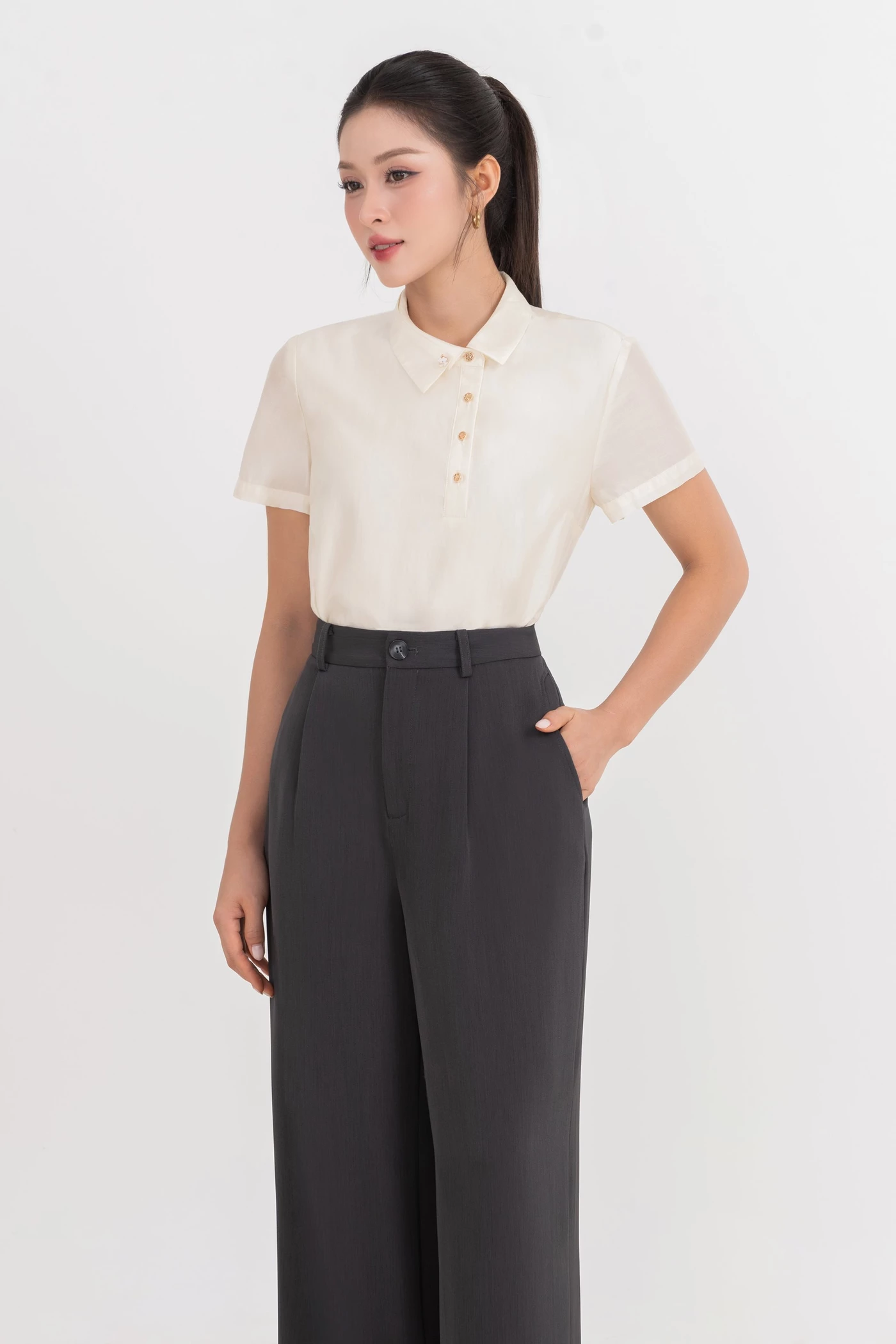 Áo sơ mi lụa Tencel