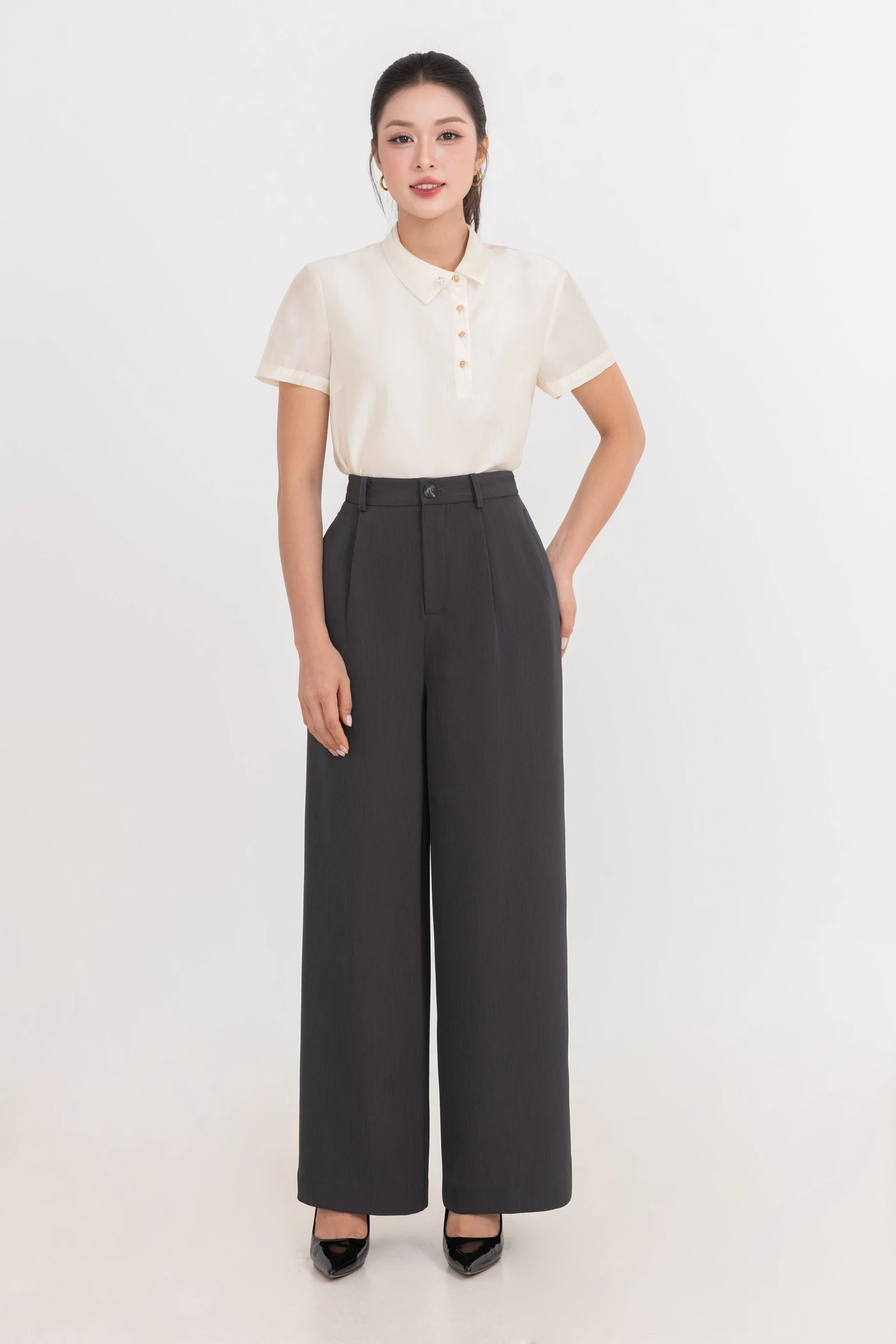 Áo sơ mi lụa Tencel