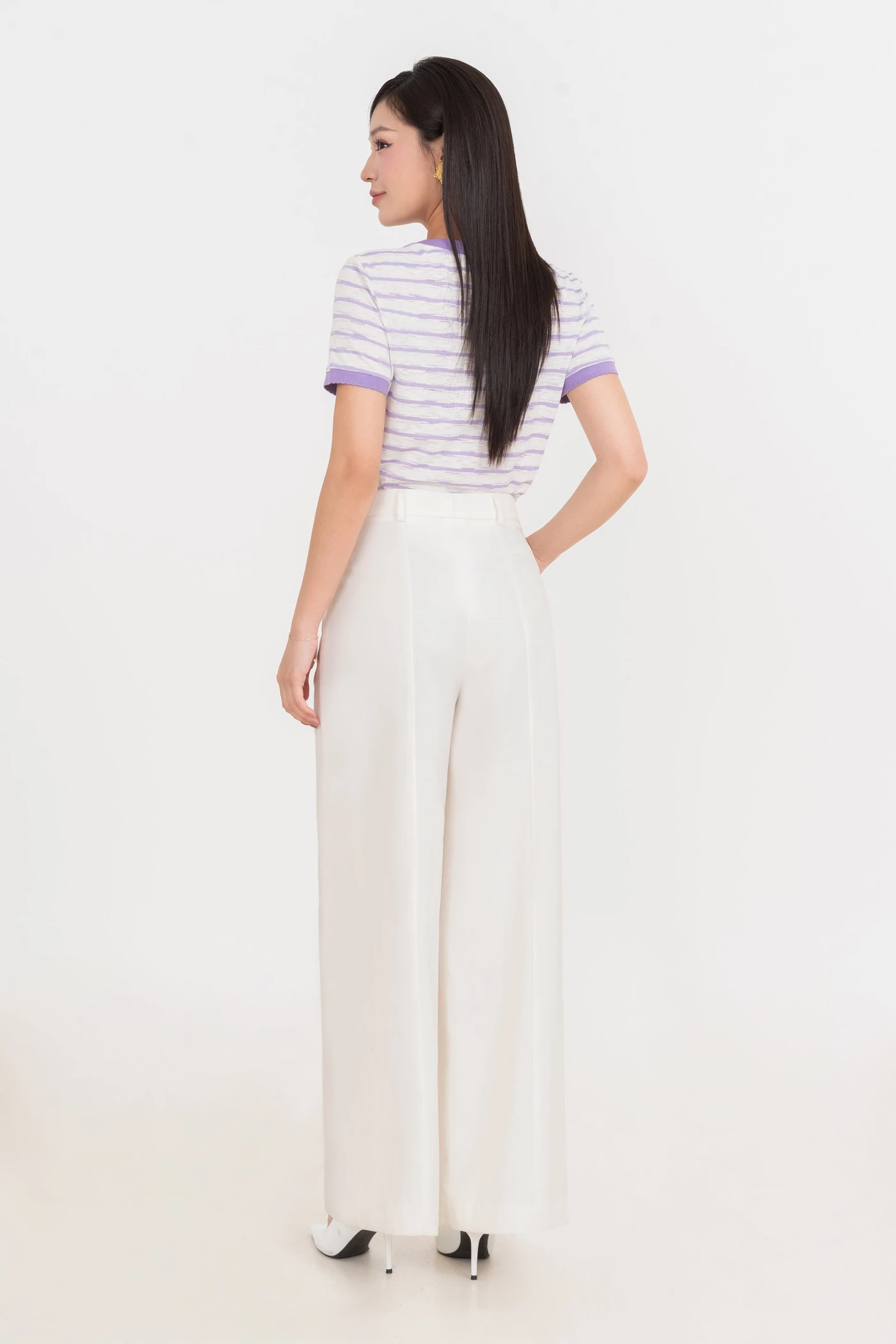 Áo thun kẻ Cotton