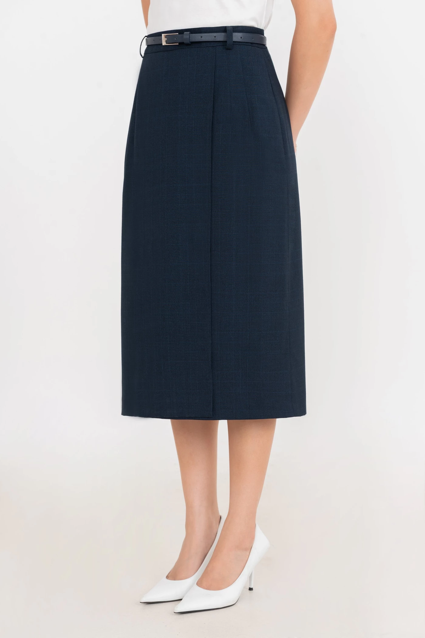 Chân váy bút chì Navy Essence