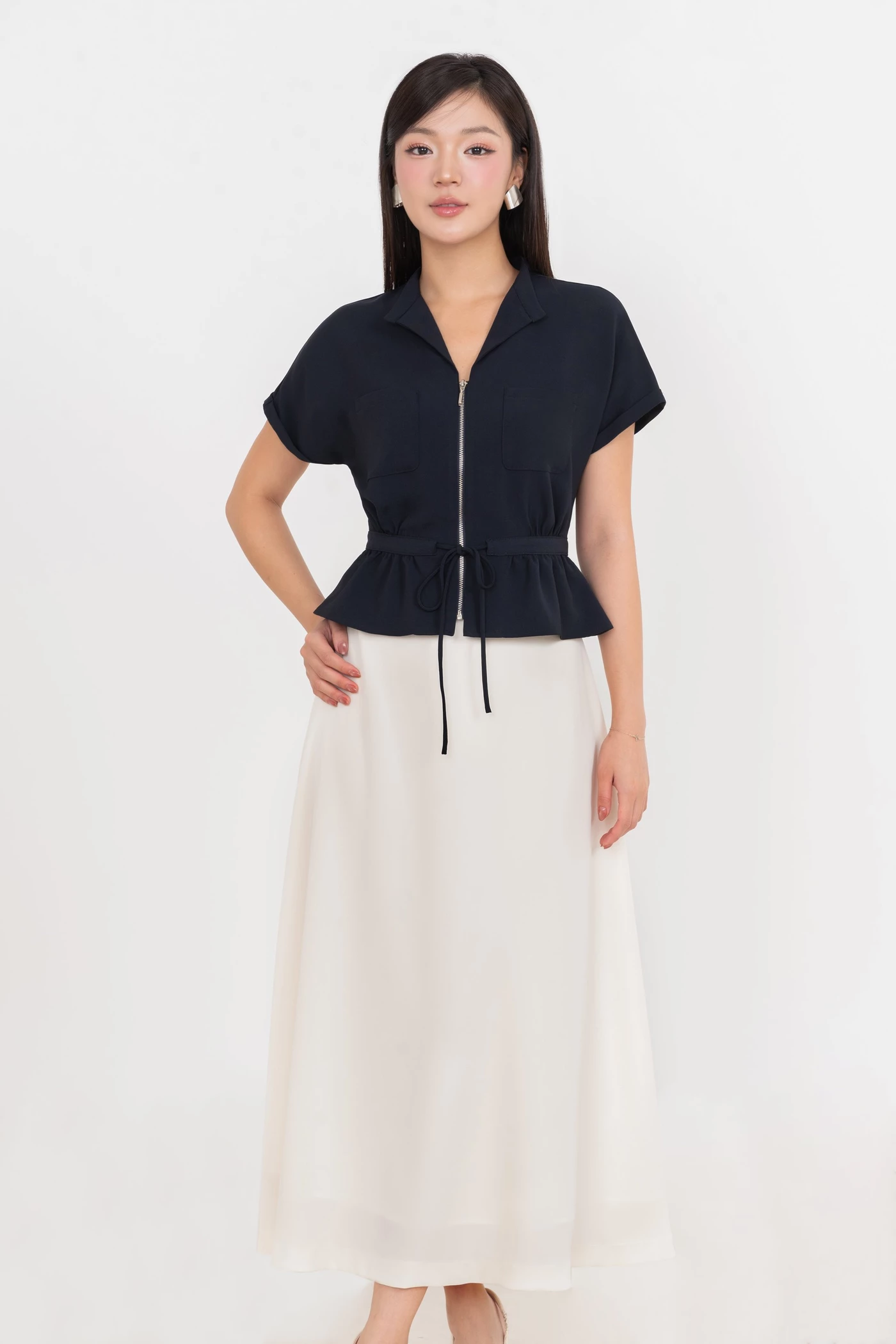 Áo công sở Basic Navy