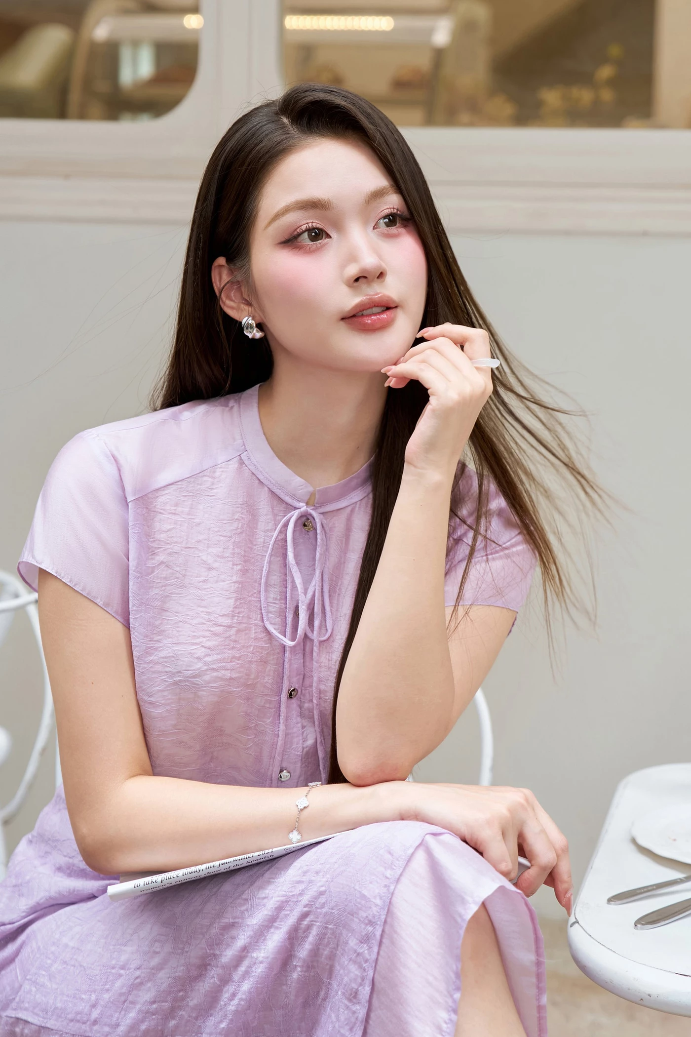 Áo sơ mi Lavender Dream