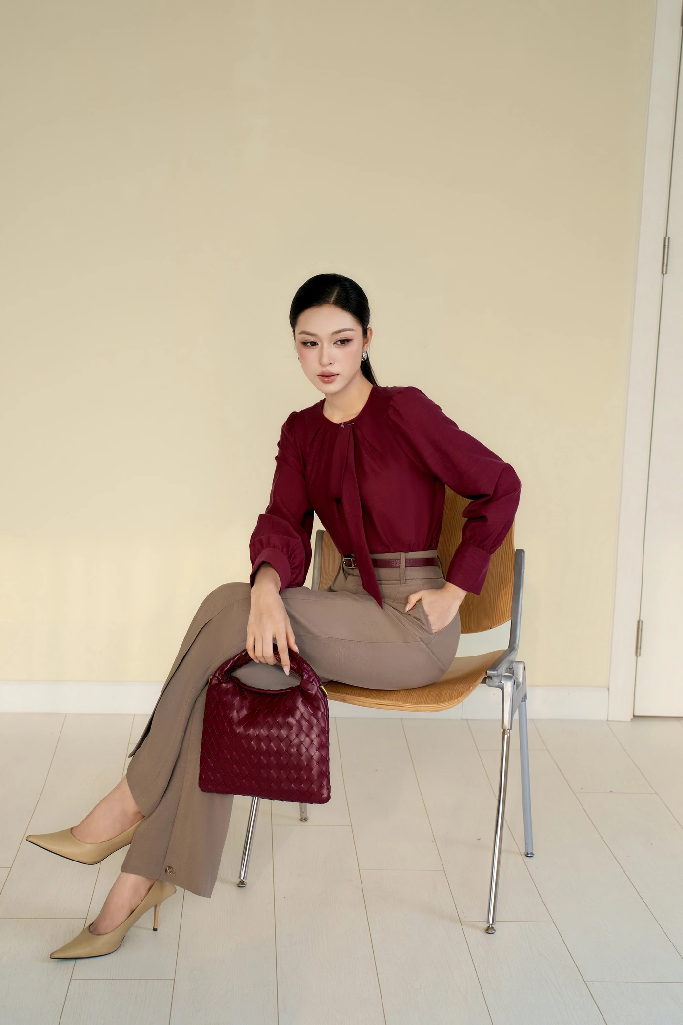 Quần ống loe Fall Motion