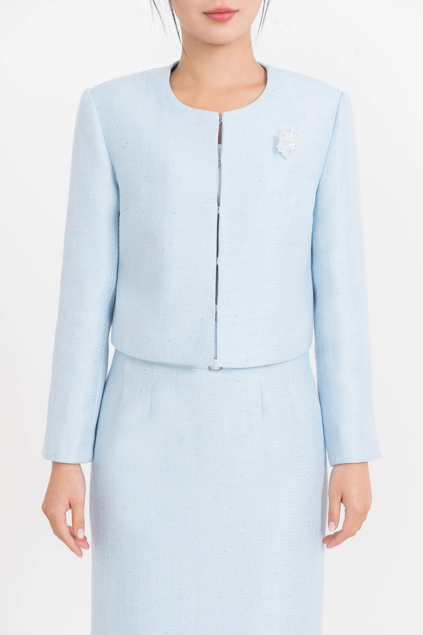 Áo Blazer Soft Tweed