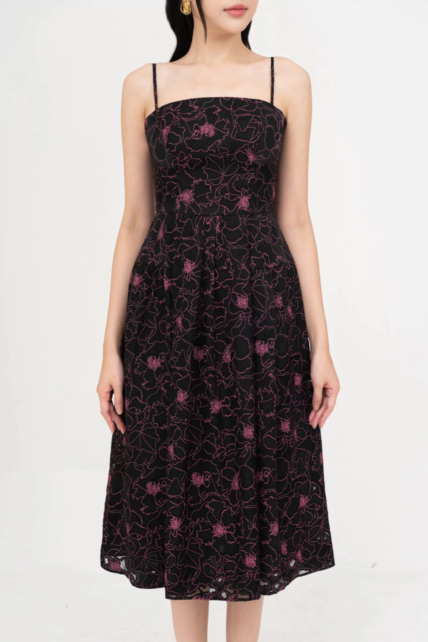 Đầm họa tiết Viscose