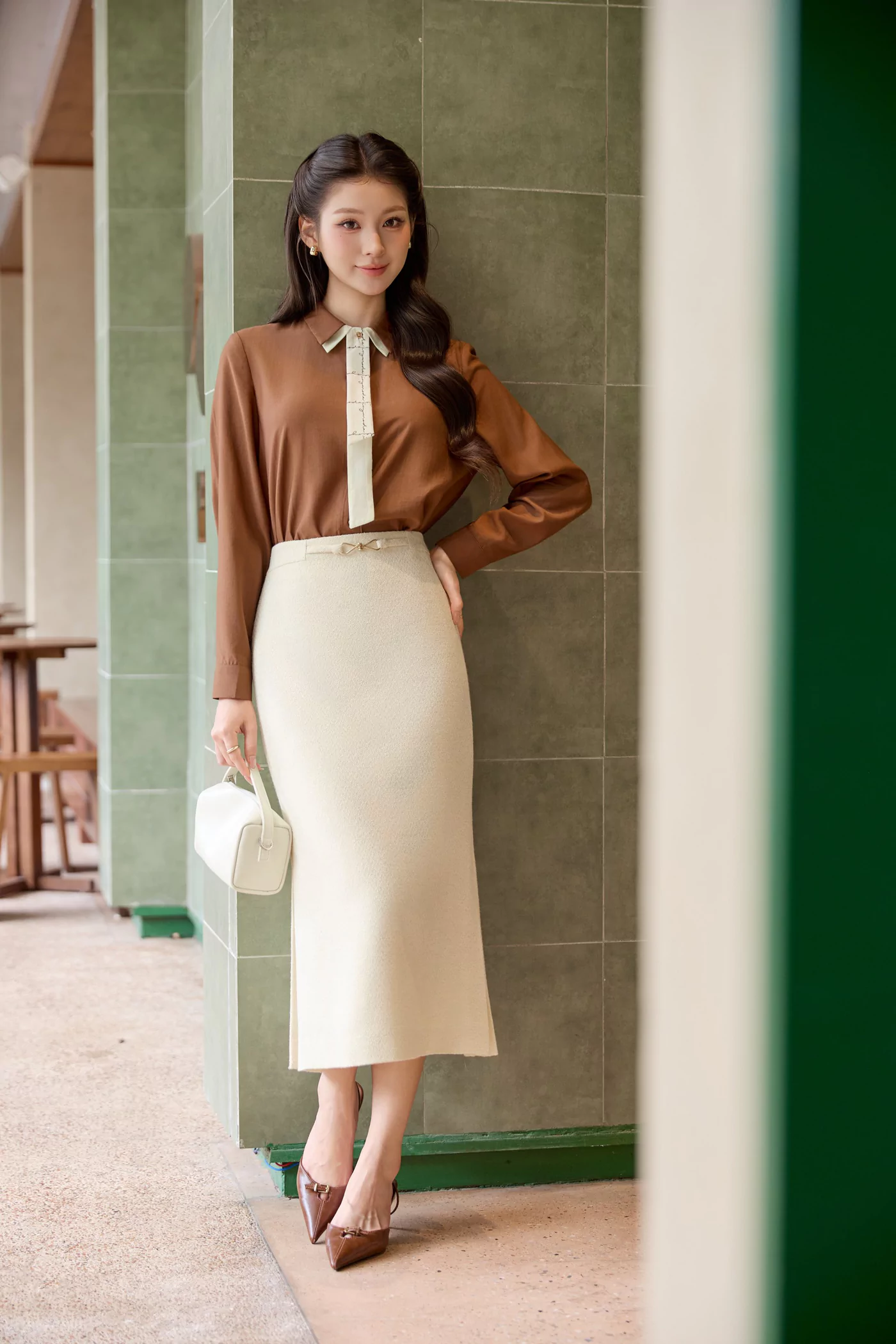Chân váy Golden Tweed